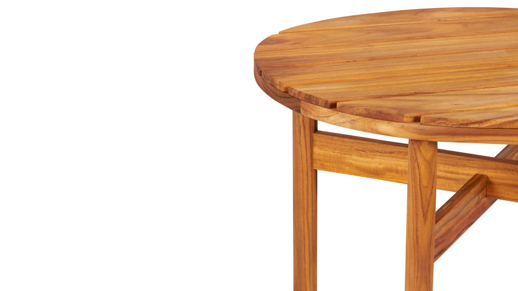 Table Talk Outdoor Coffee Table, Small, Teak