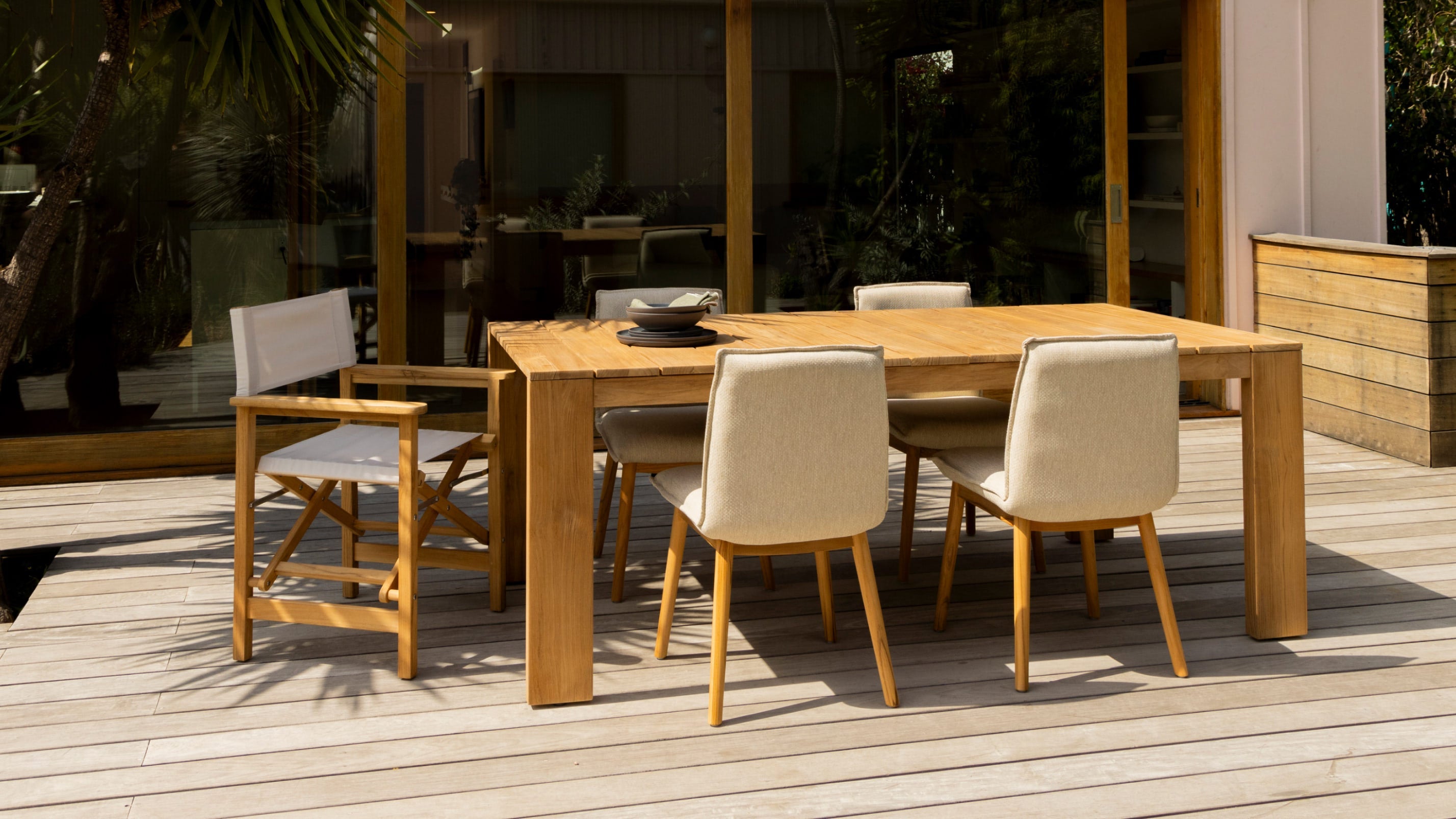 Talk About Outdoor Dining Chair, Sandy
