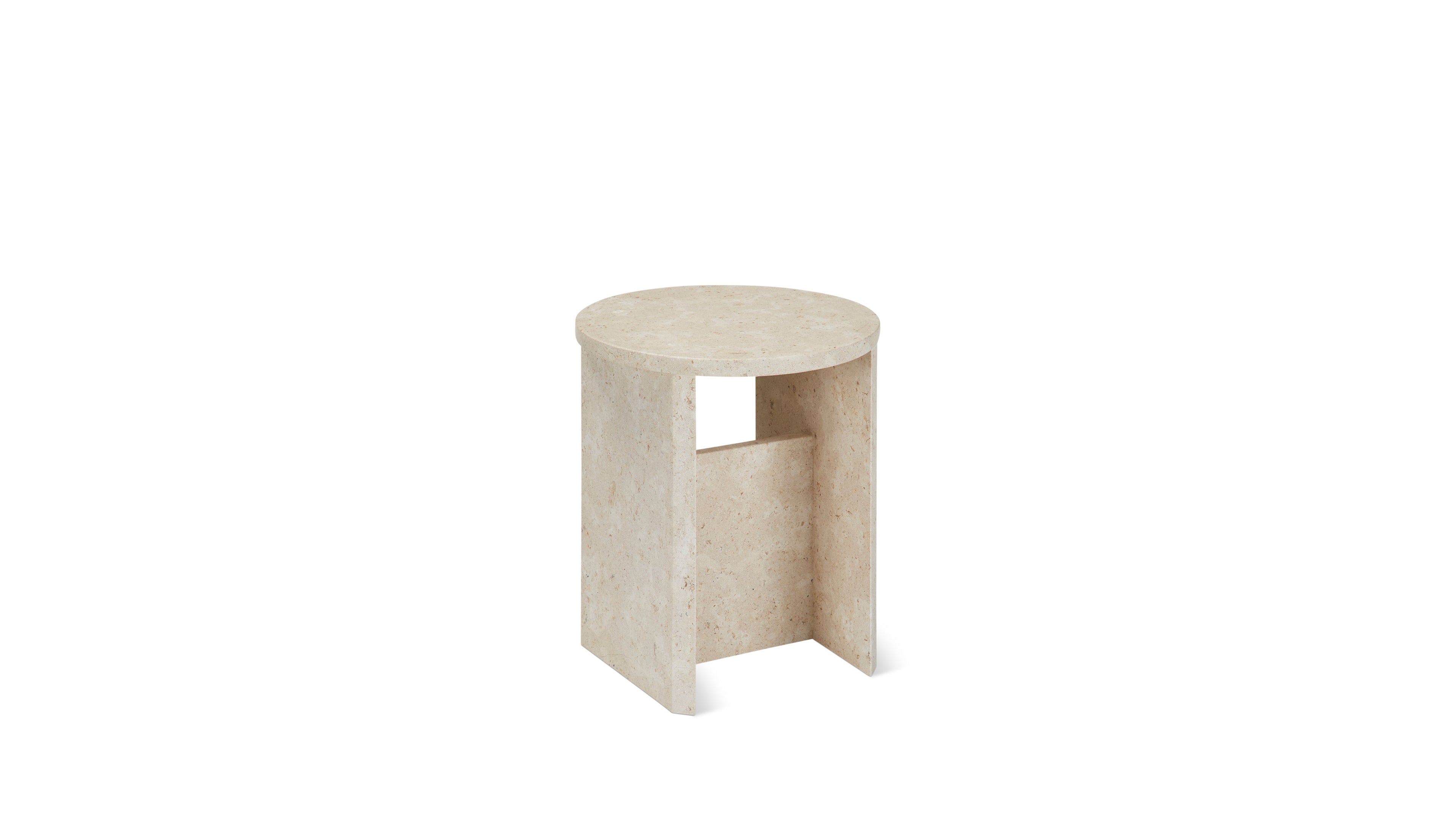 Field Stool, Limestone
