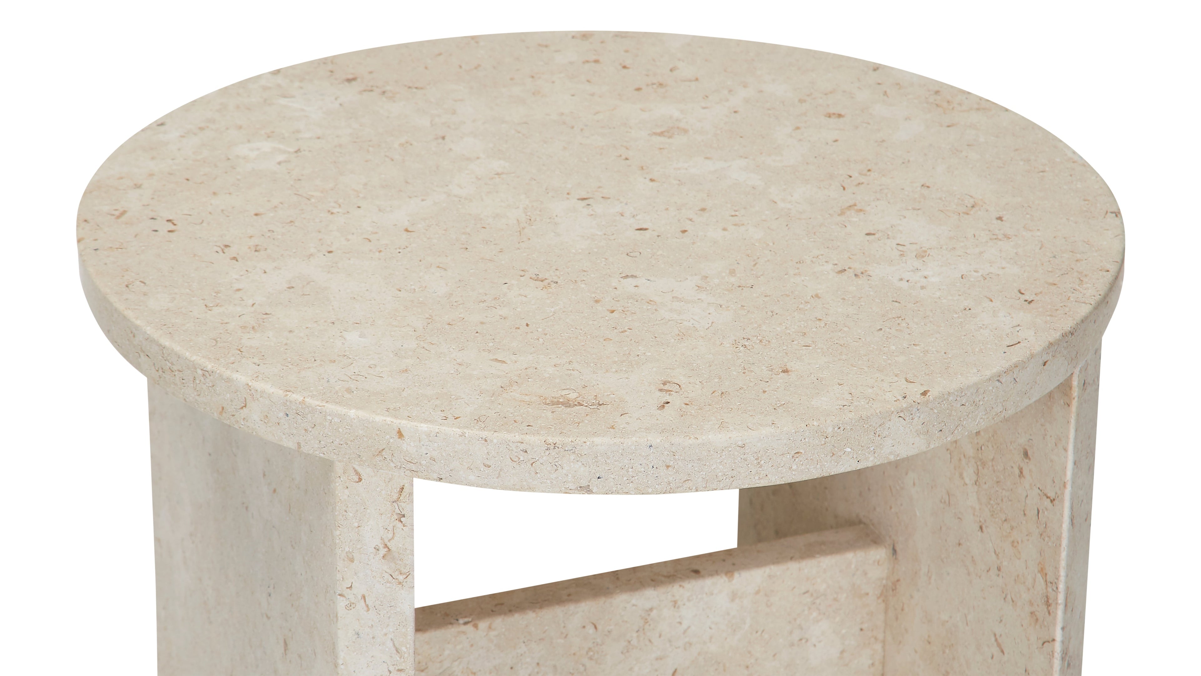 Field Stool, Limestone