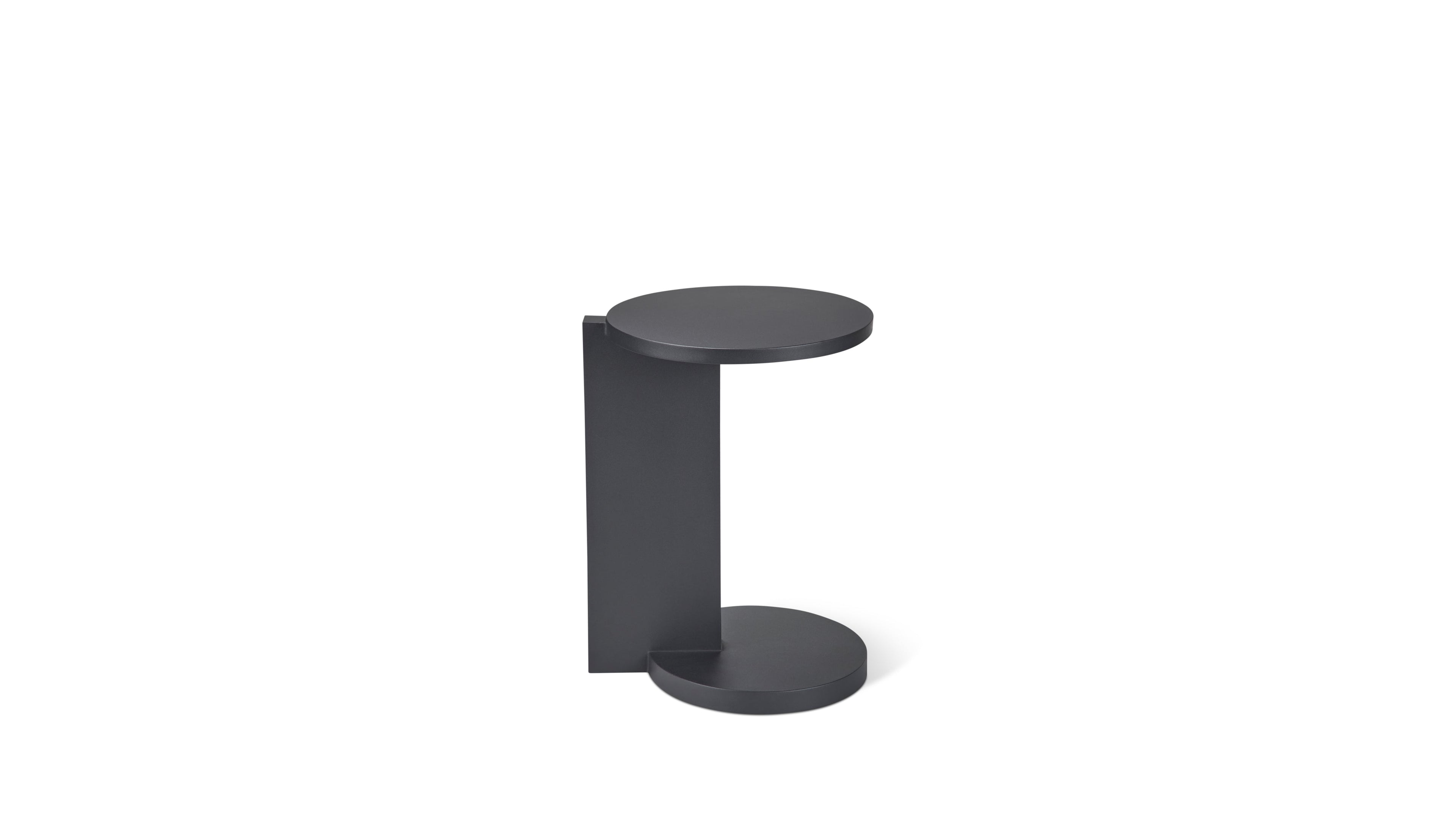 By Your Side Outdoor Table, Black Metal