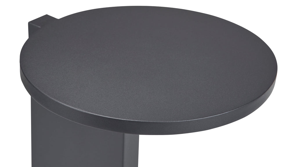 By Your Side Outdoor Table, Black Metal