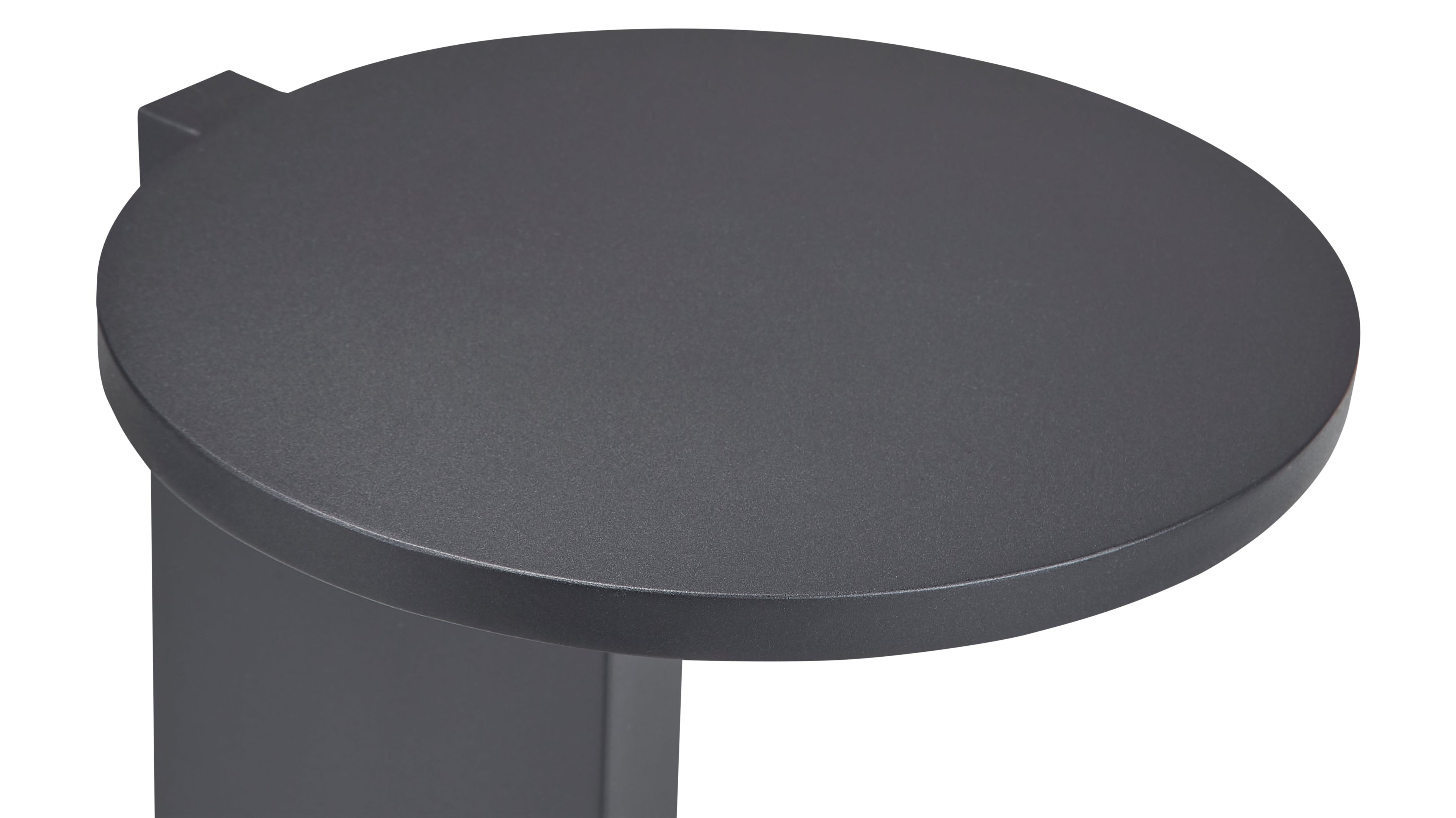 By Your Side Outdoor Table, Black Metal