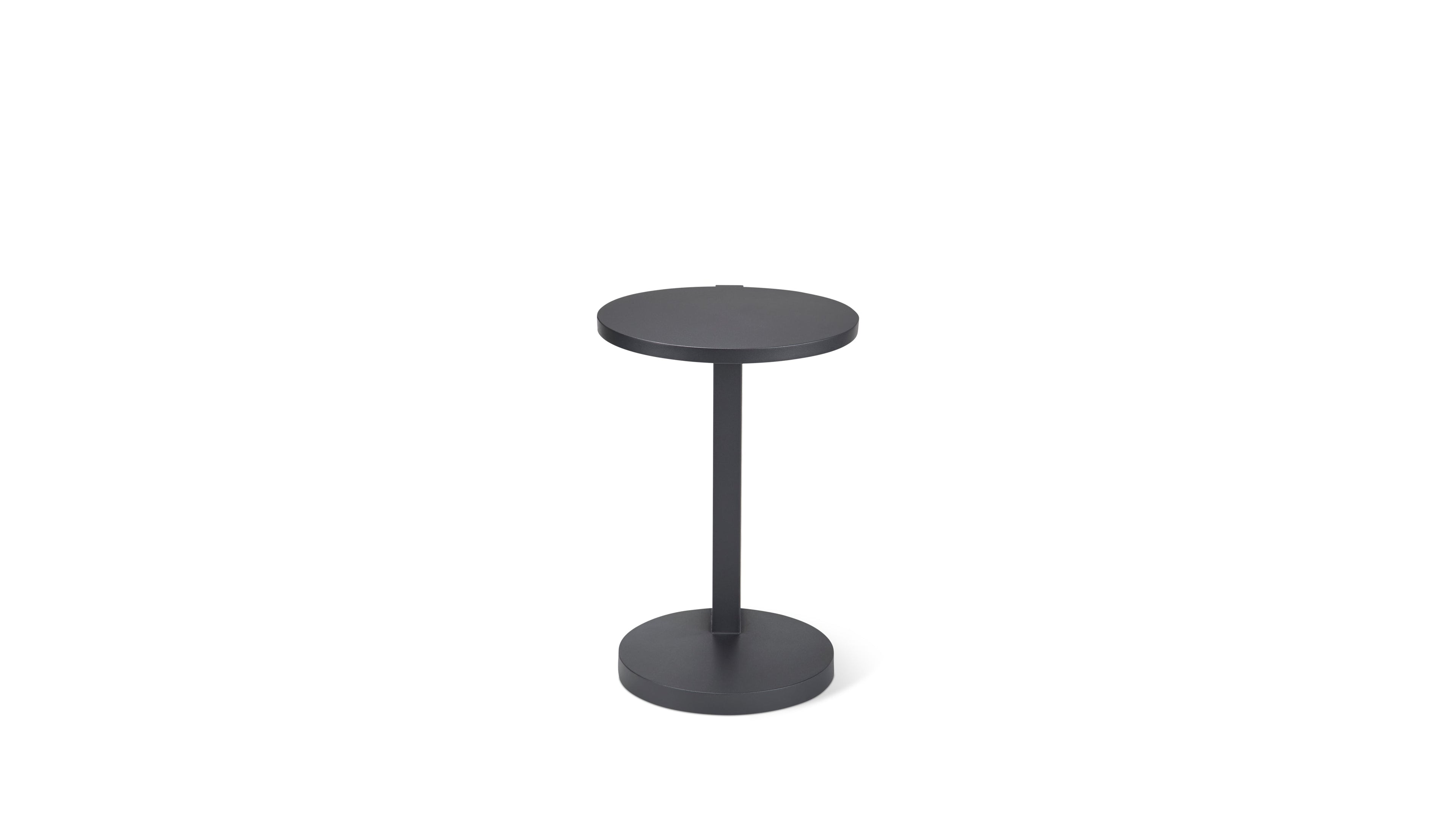 By Your Side Outdoor Table, Black Metal