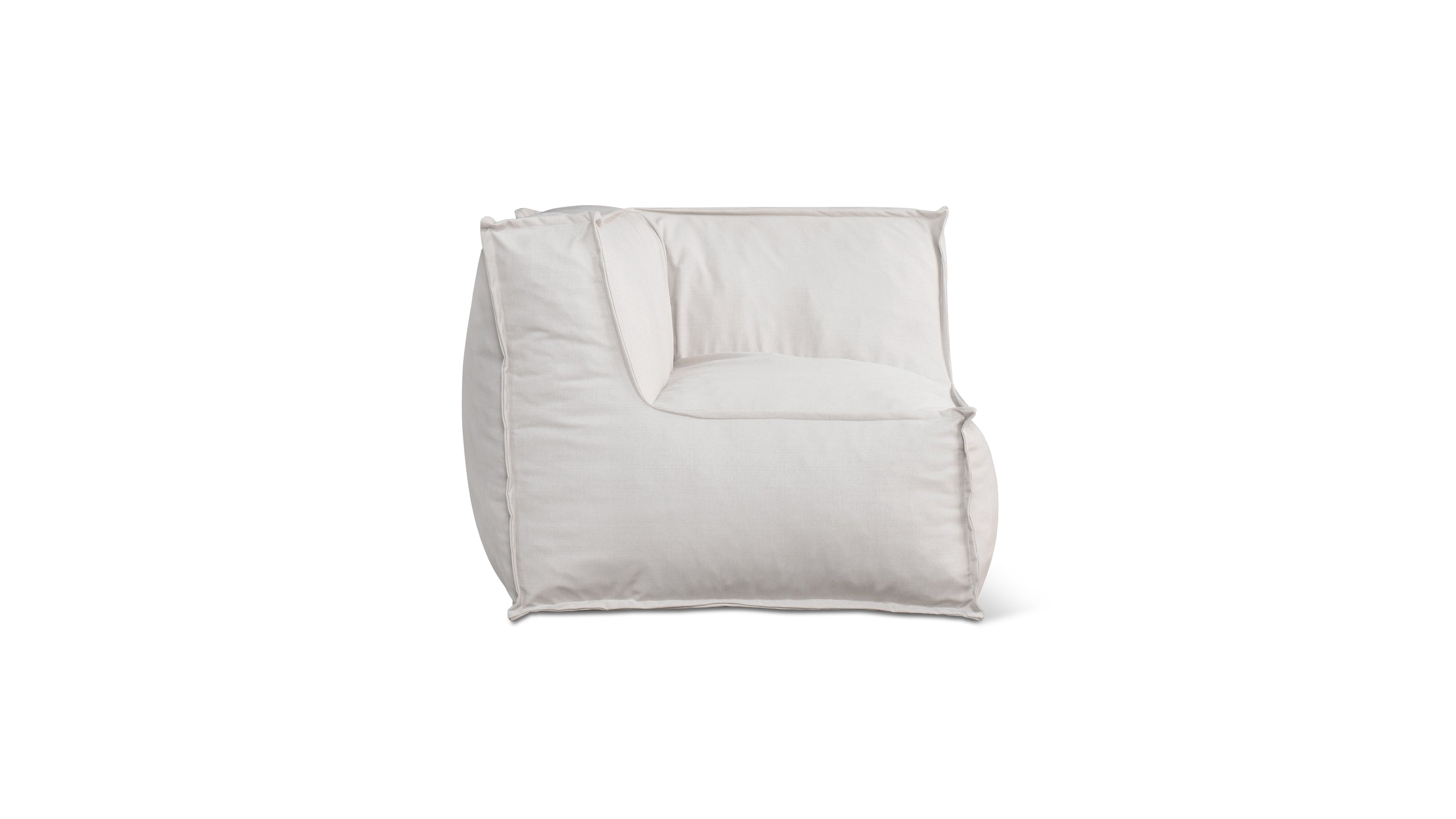 Make Waves Outdoor Corner Chair, Gull