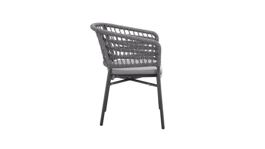 Take It Easy Outdoor Dining Chair (Set of Two), Granite