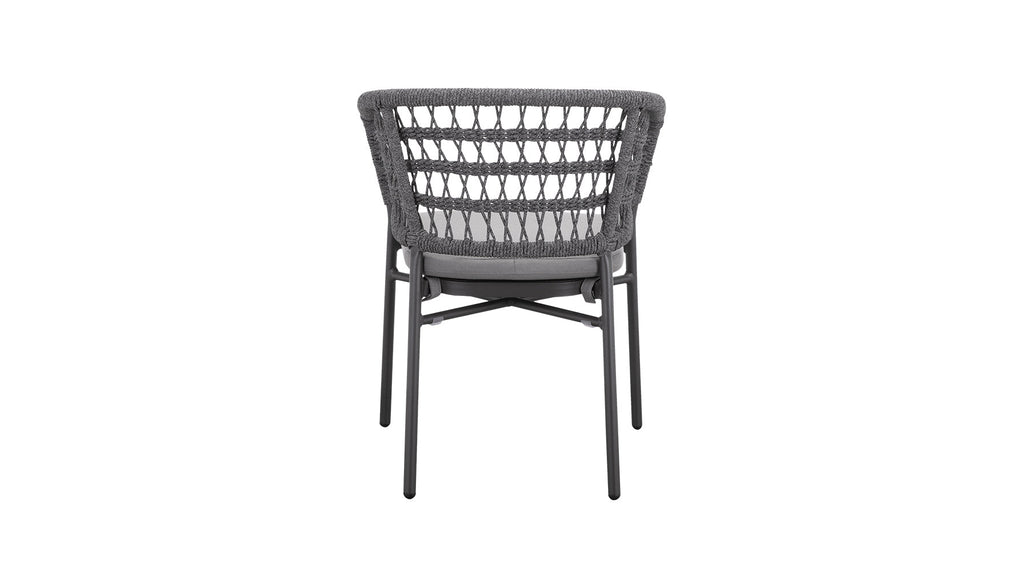 Take It Easy Outdoor Dining Chair (Set of Two), Granite