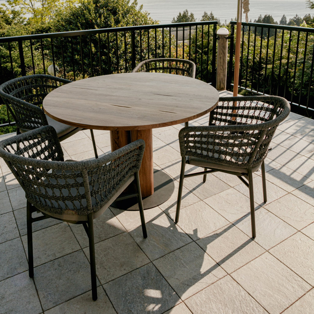 Take It Easy Outdoor Dining Chair (Set of Two), Granite