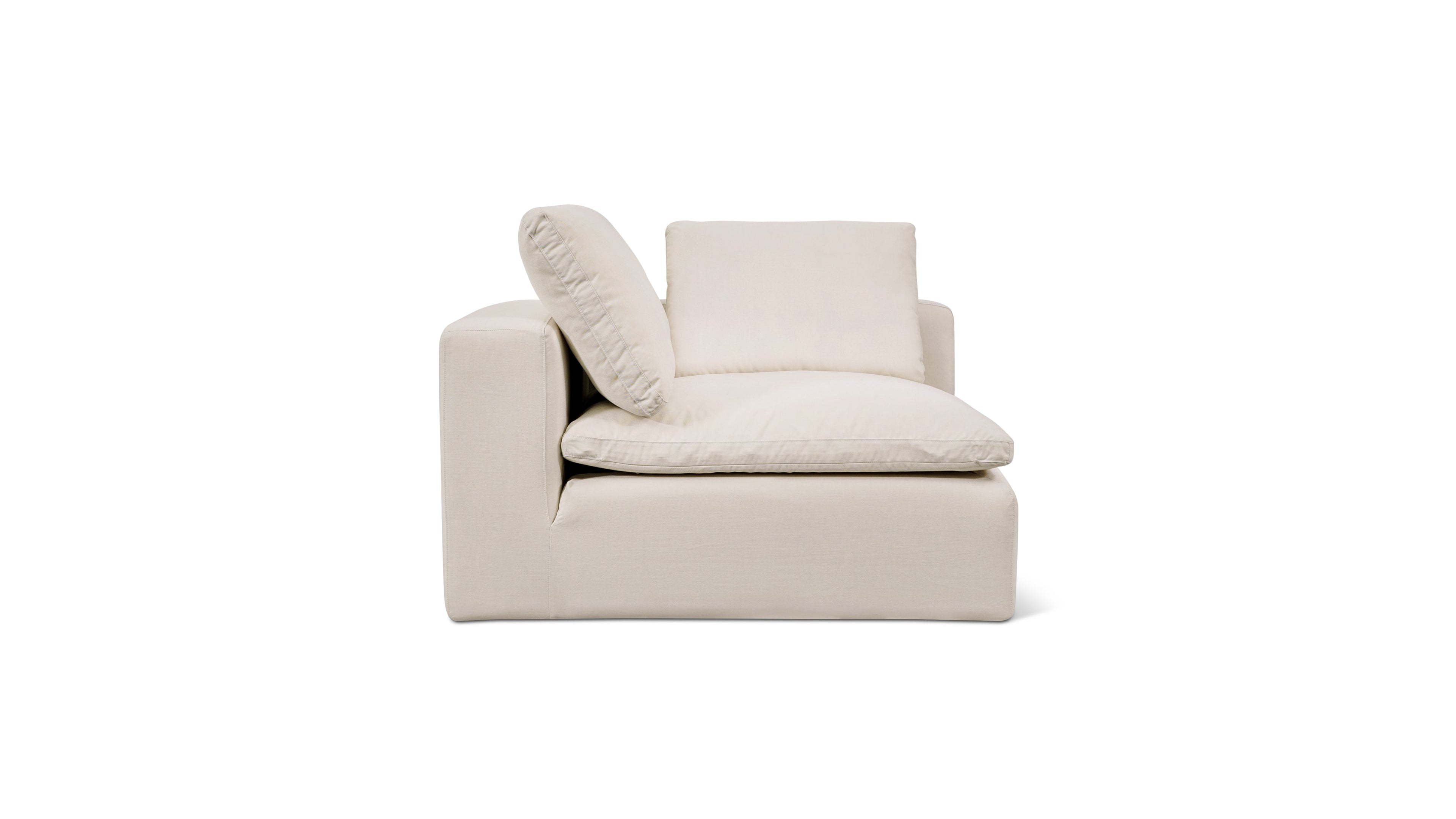 Movie Night™ Outdoor End Chair, Large, Ivory