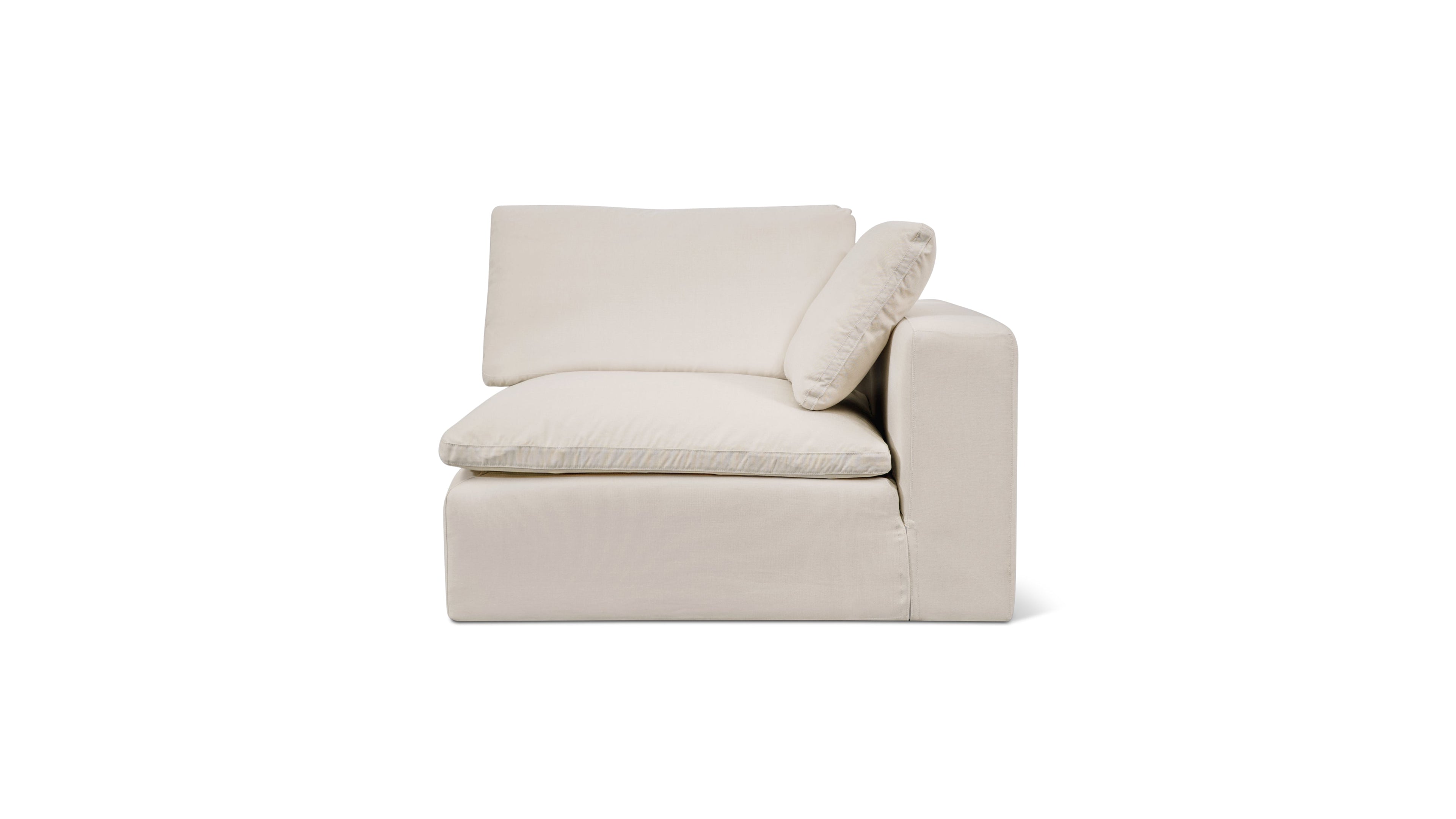 Movie Night™ Outdoor End Chair, Large, Ivory