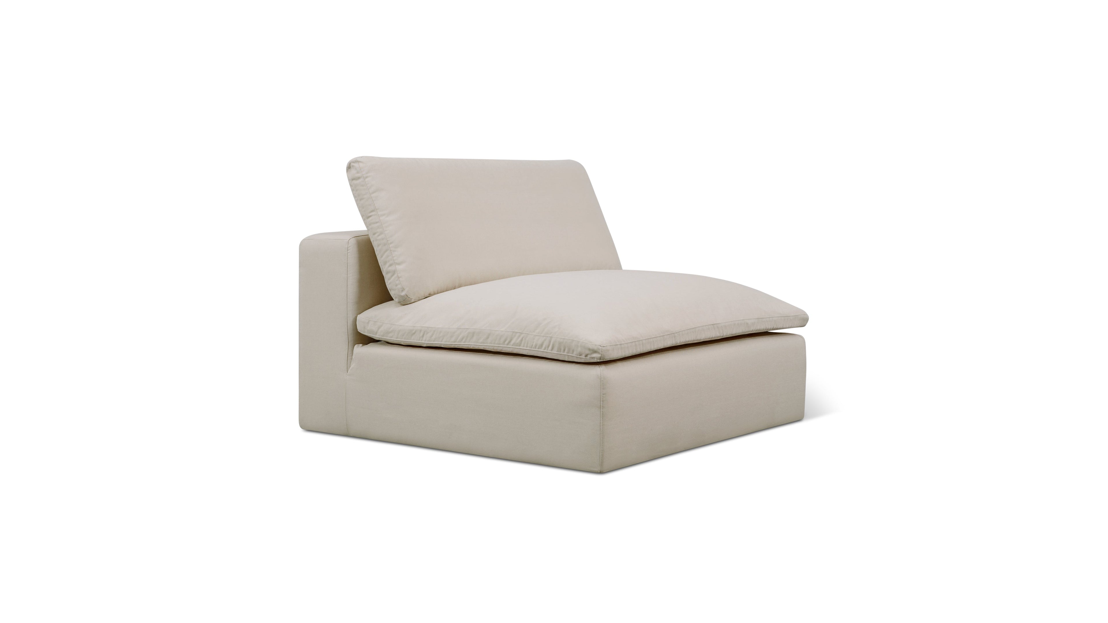 Movie Night™ Outdoor Armless Chair, Large, Ivory