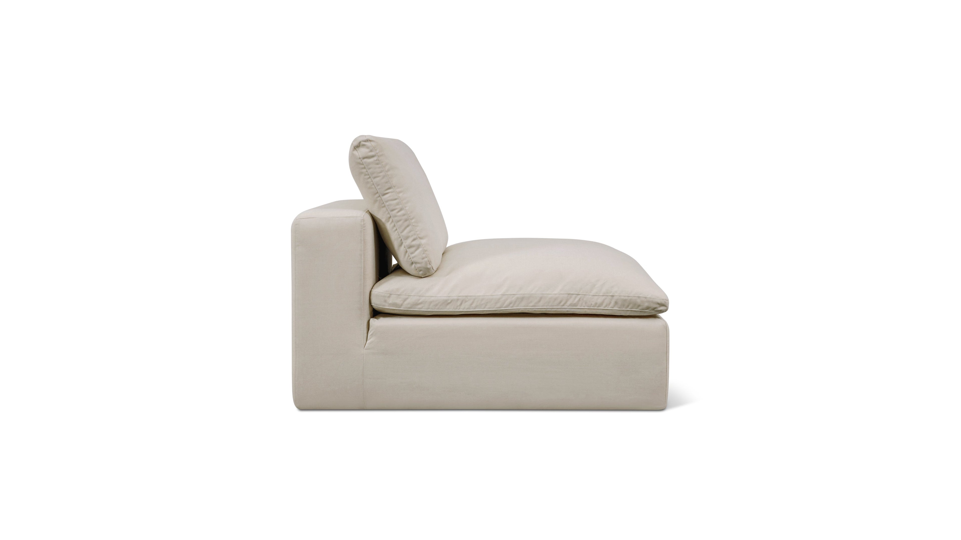 Movie Night™ Outdoor Armless Chair, Large, Ivory