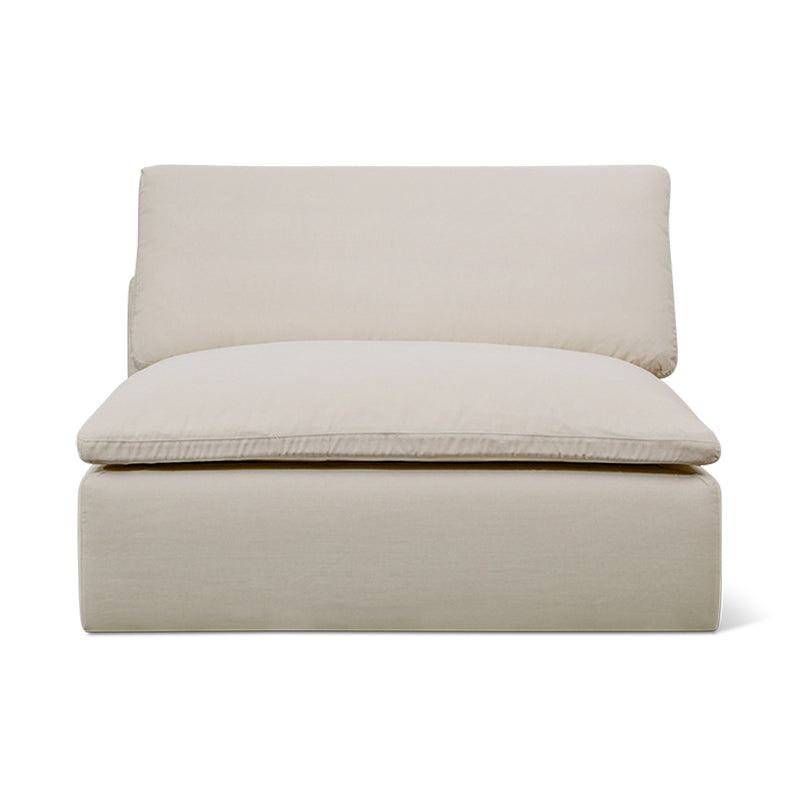 Movie Night™ Outdoor Armless Chair, Large, Ivory