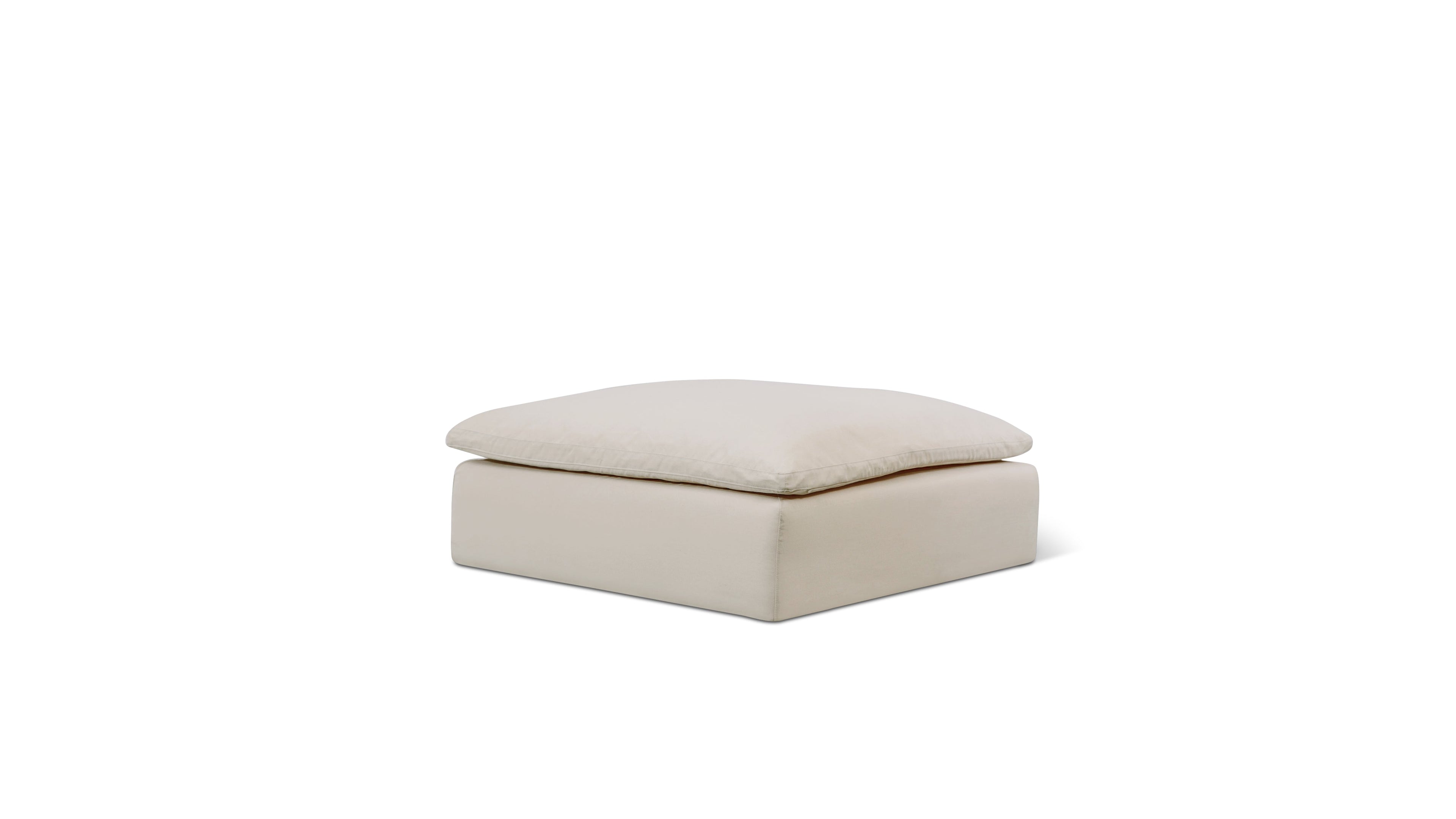 Movie Night™ Outdoor Ottoman, Large, Ivory
