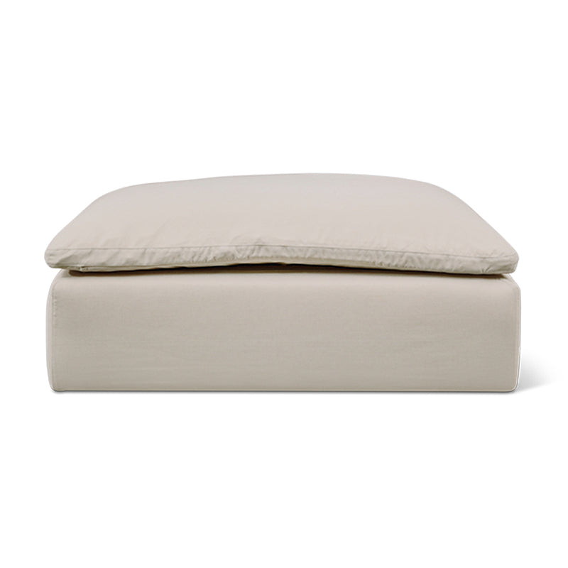 Movie Night™ Outdoor Ottoman, Large, Ivory