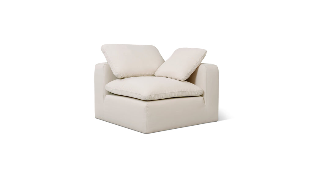 Movie Night™ Outdoor End Chair, Standard, Ivory