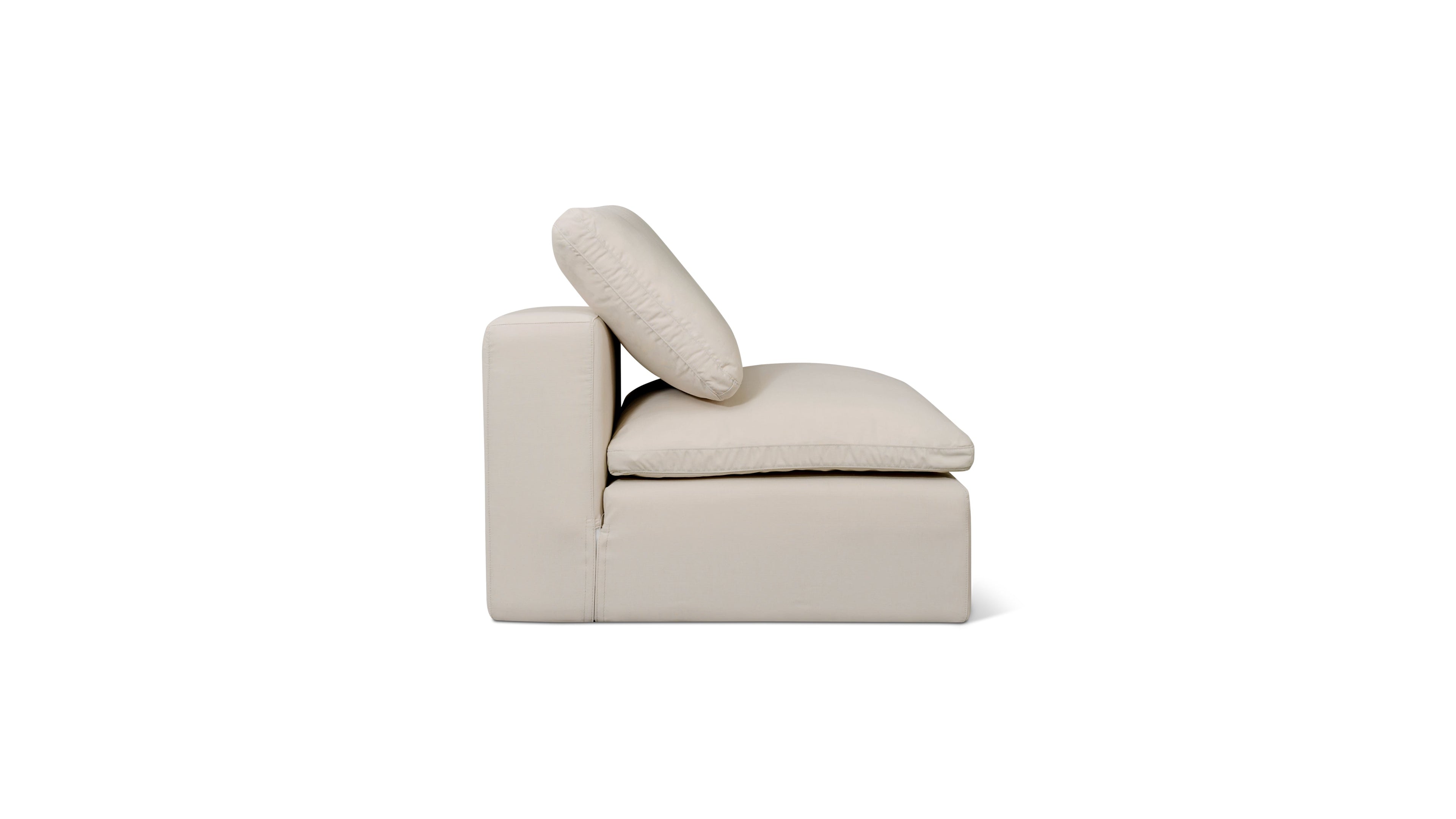 Movie Night™ Outdoor Armless Chair, Standard, Ivory