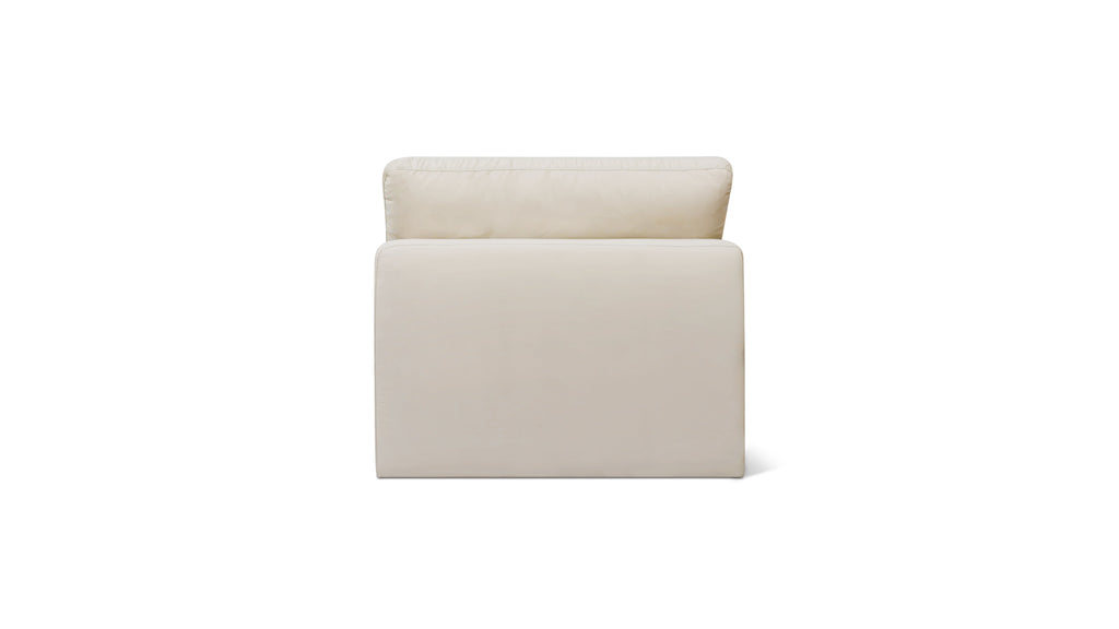 Movie Night™ Outdoor Armless Chair, Standard, Ivory