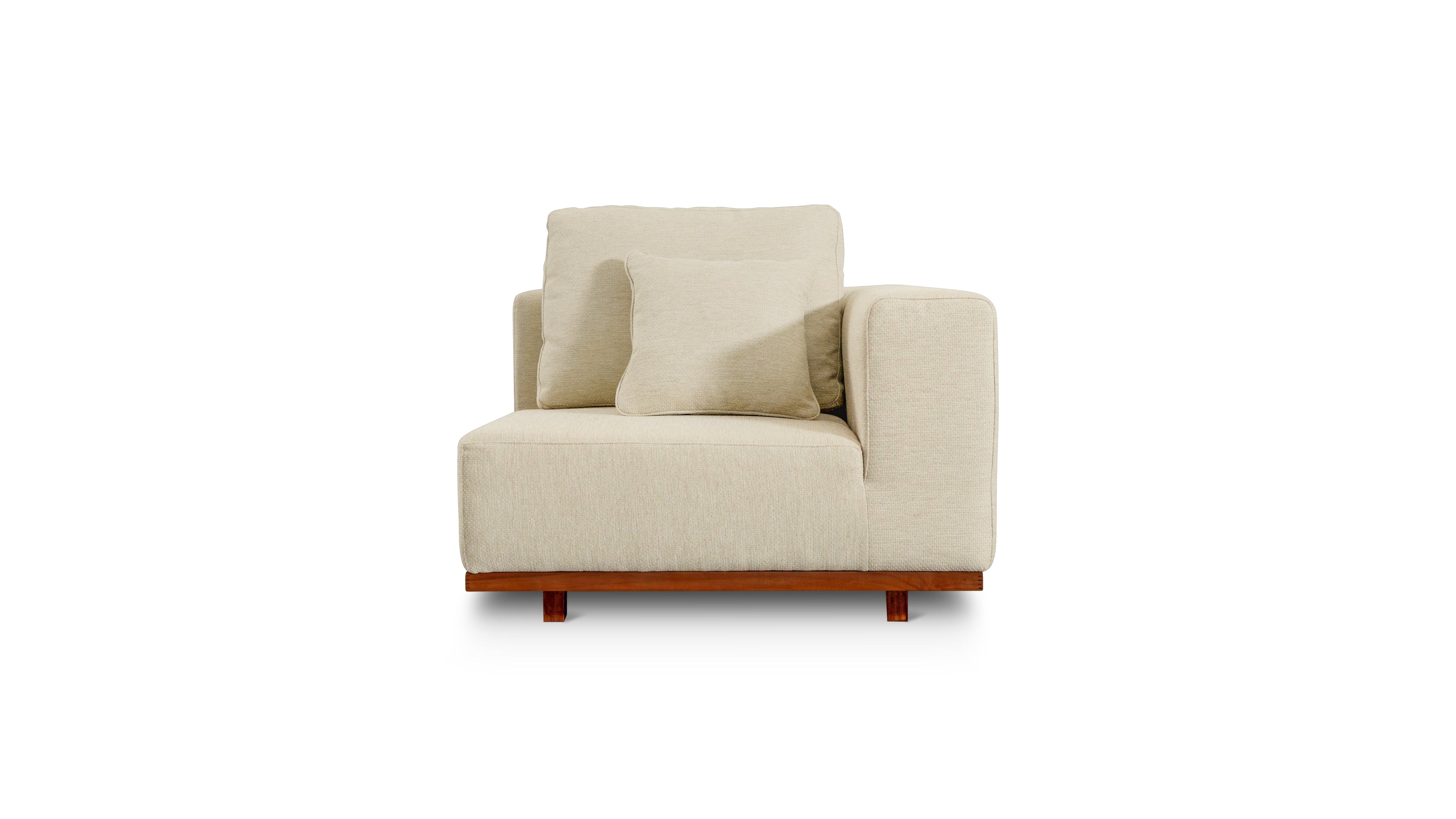 Sunny Days Outdoor Corner Chair, Sandy