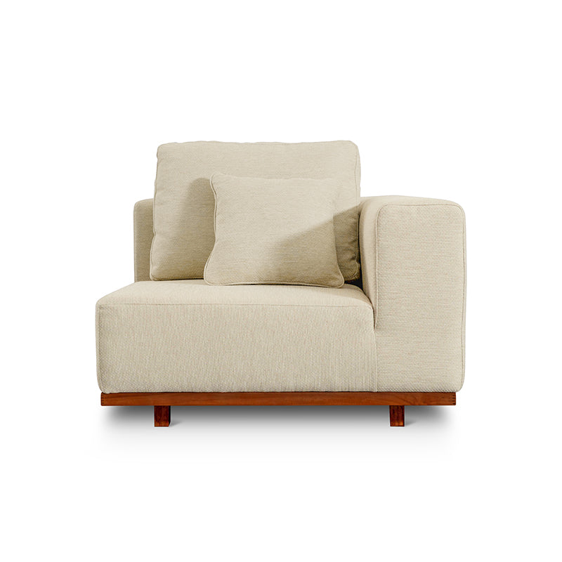 Sunny Days Outdoor Corner Chair, Sandy
