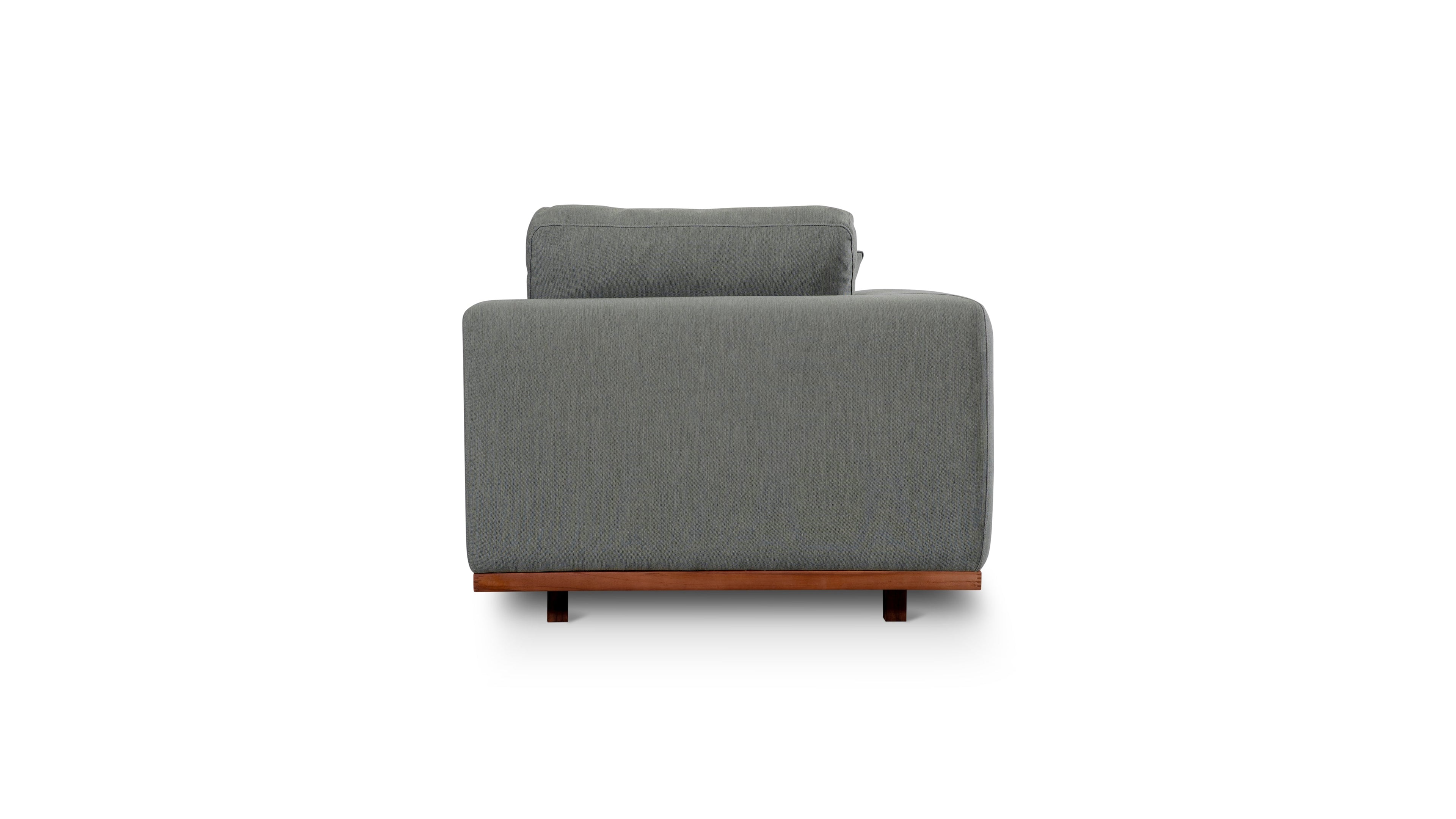 Sunny Days Outdoor Corner Chair, Pepper