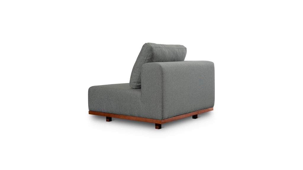Sunny Days Outdoor Corner Chair, Pepper