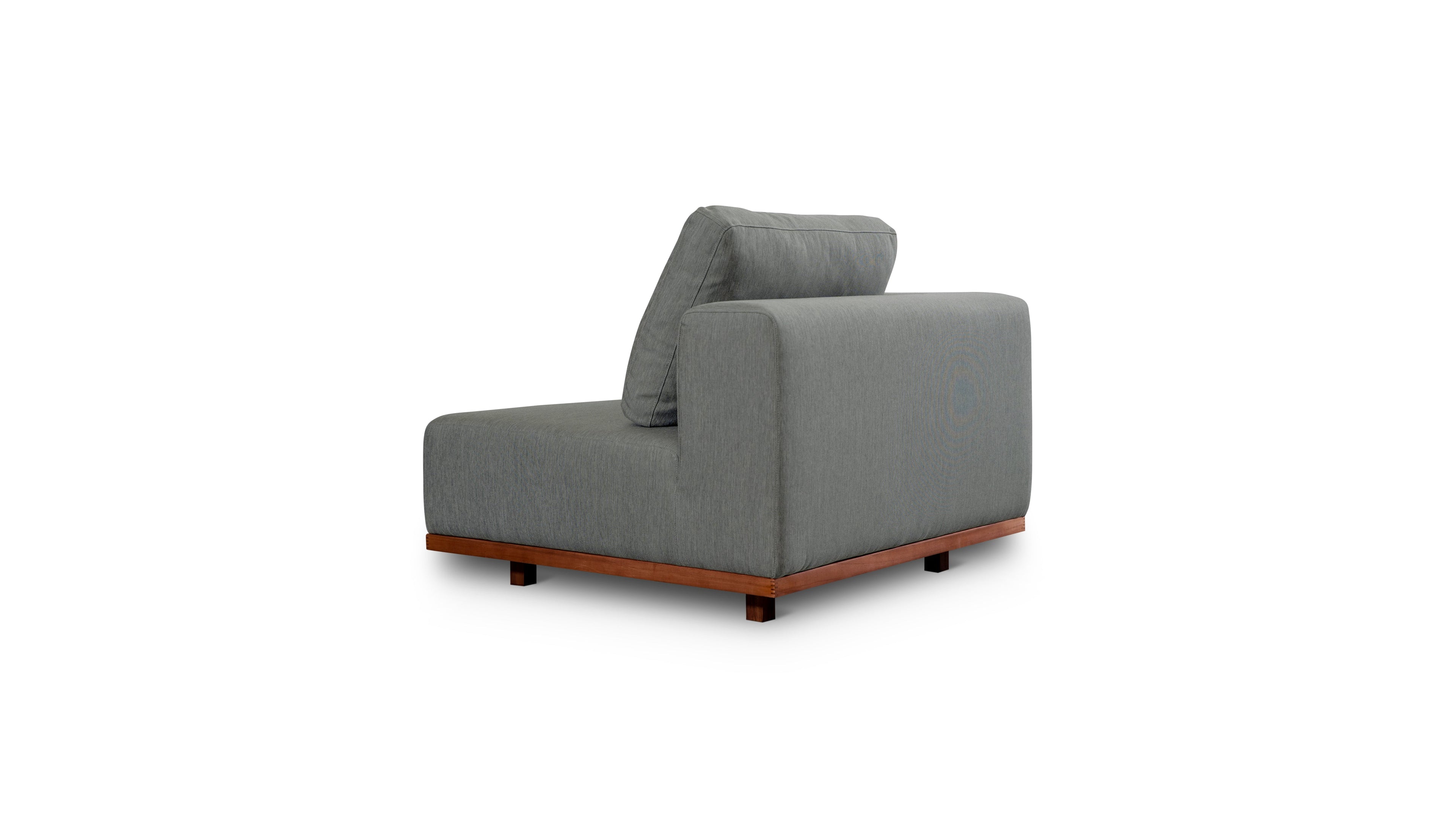Sunny Days Outdoor Corner Chair, Pepper