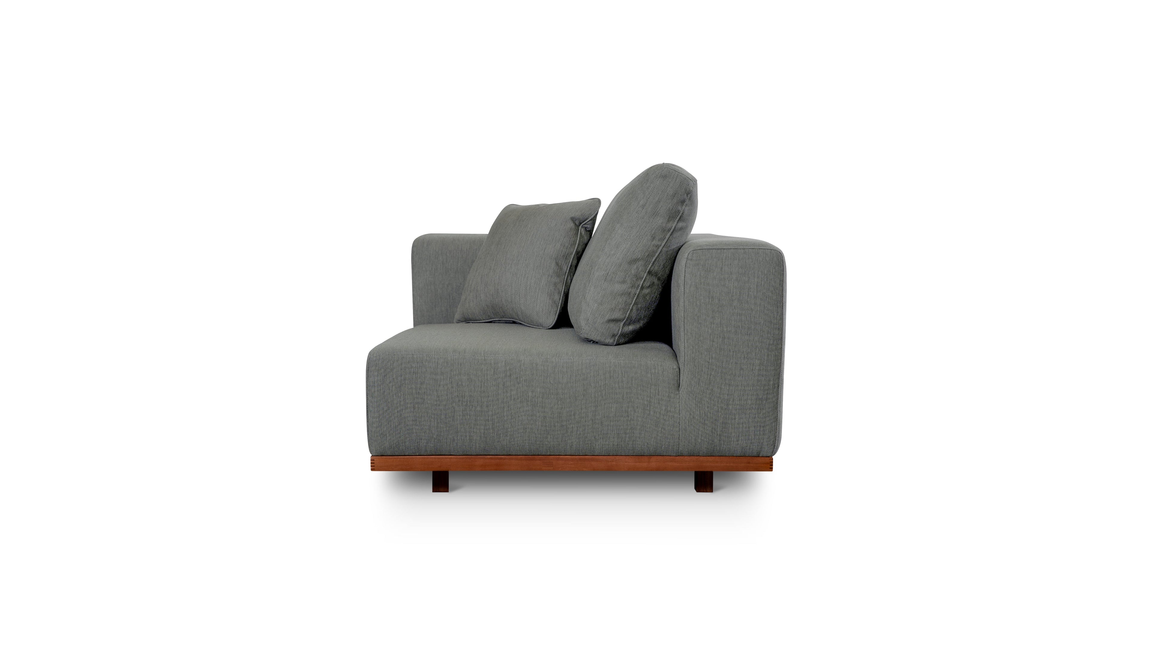 Sunny Days Outdoor Corner Chair, Pepper