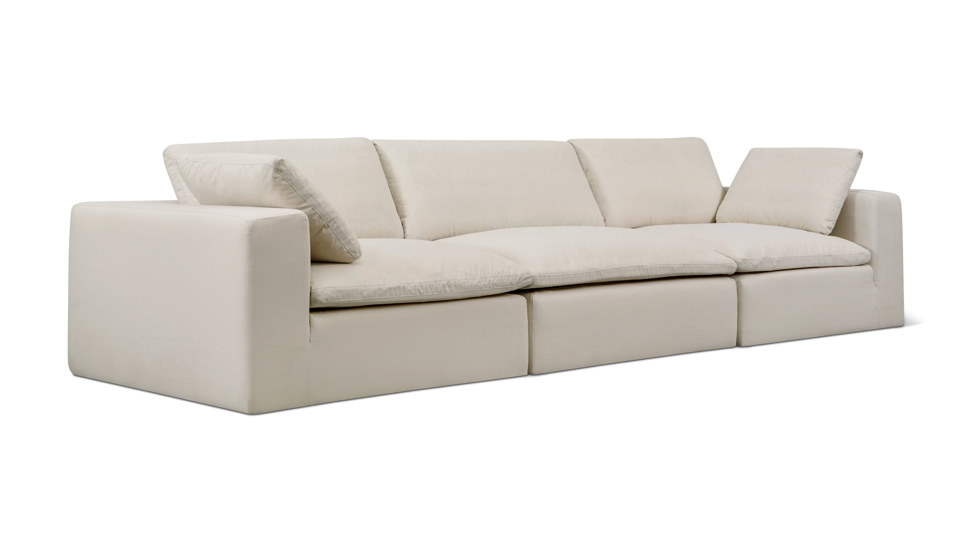 Movie Night™ Outdoor 3-Piece Modular Sofa, Large, Ivory