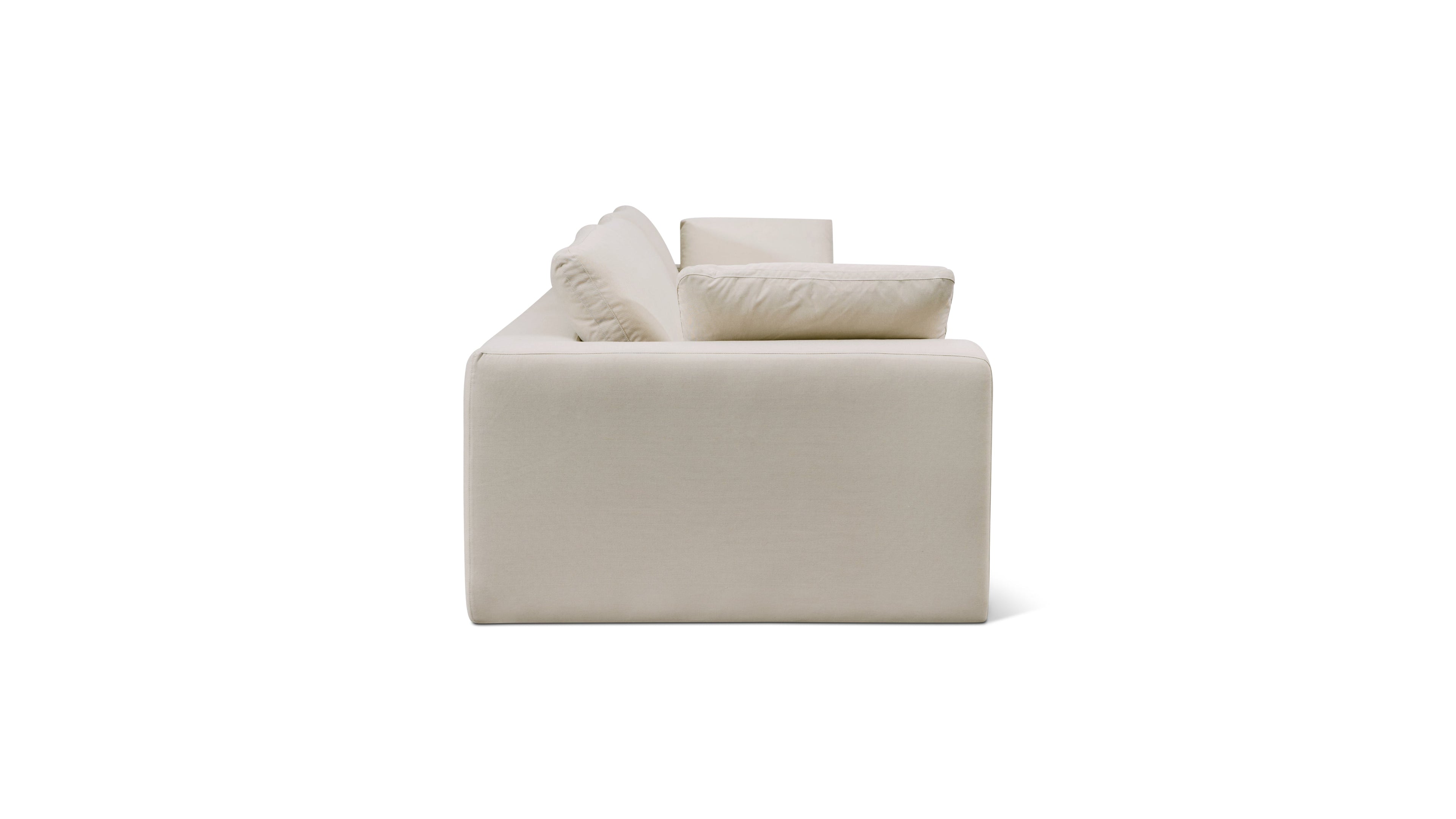 Movie Night™ Outdoor 3-Piece Modular Sofa, Large, Ivory