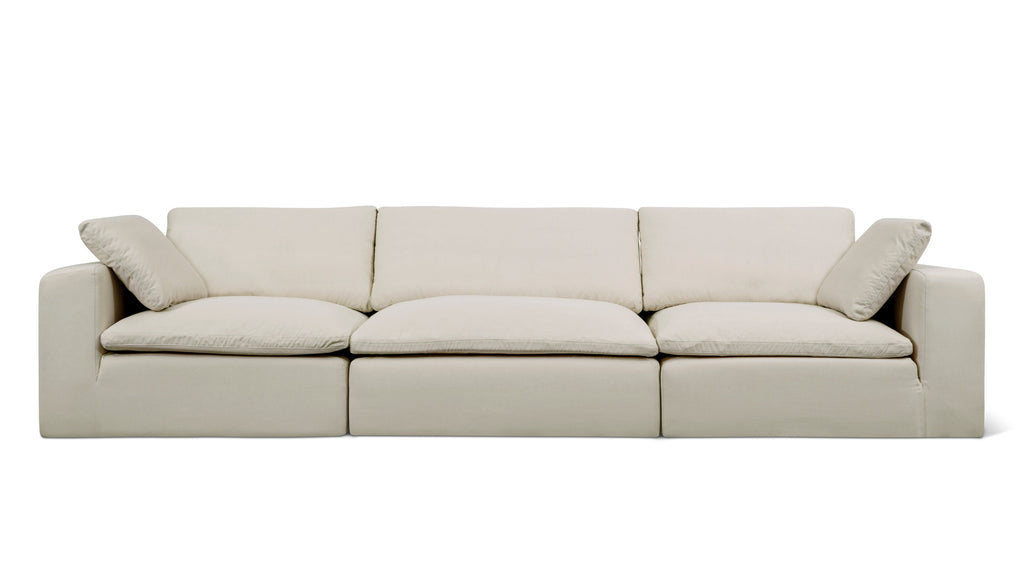 Movie Night™ Outdoor 3-Piece Modular Sofa, Large, Ivory