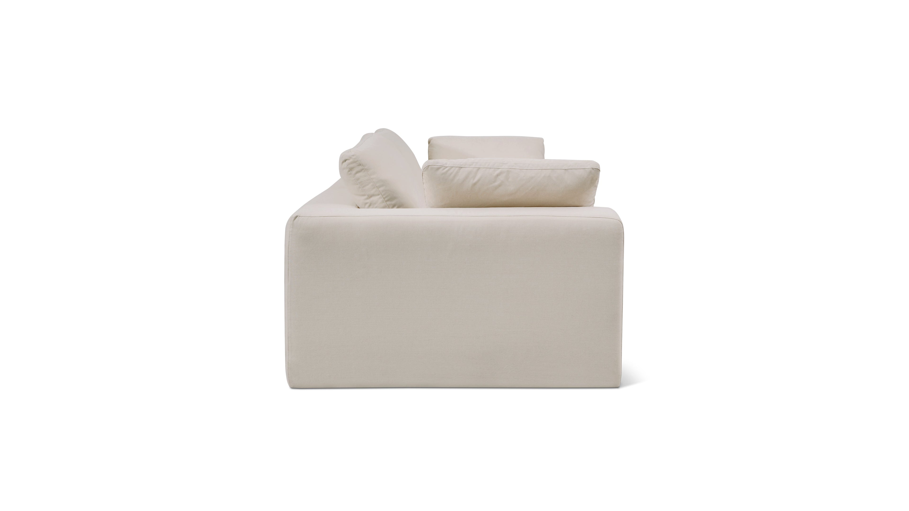 Movie Night™ Outdoor 2-Piece Modular Sofa, Large, Ivory