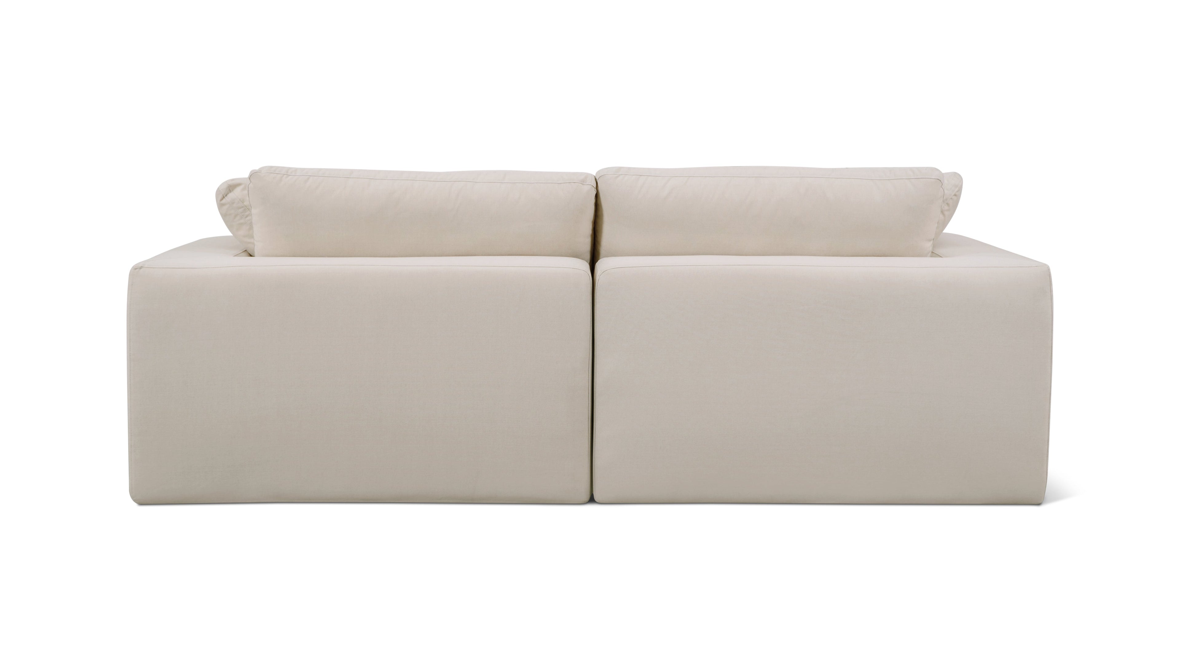 Movie Night™ Outdoor 2-Piece Modular Sofa, Large, Ivory