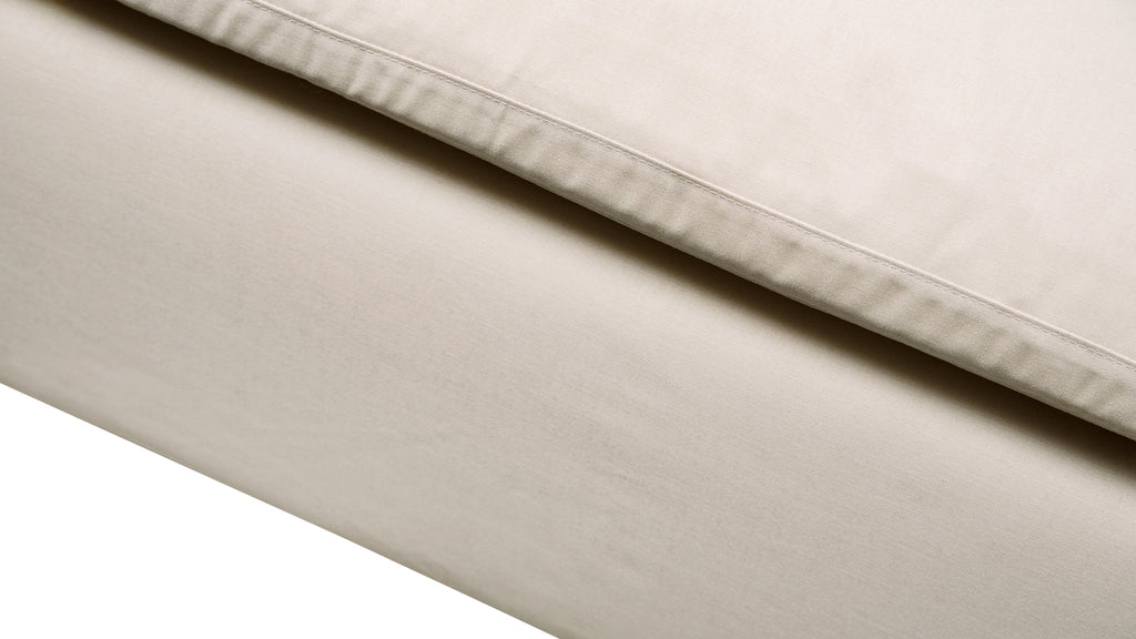 Movie Night™ Outdoor 2-Piece Modular Sofa, Large, Ivory