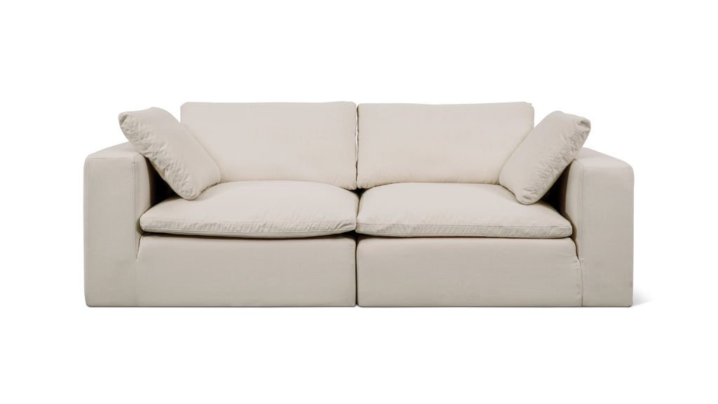 Movie Night™ Outdoor 2-Piece Modular Sofa, Large, Ivory