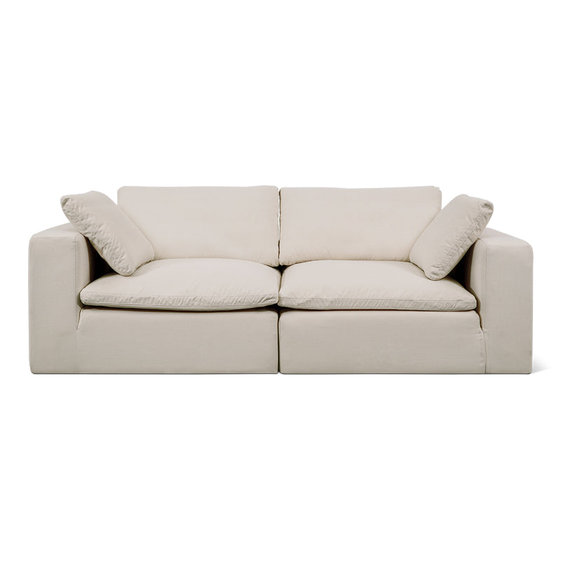 Movie Night™ Outdoor 2-Piece Modular Sofa, Large, Ivory