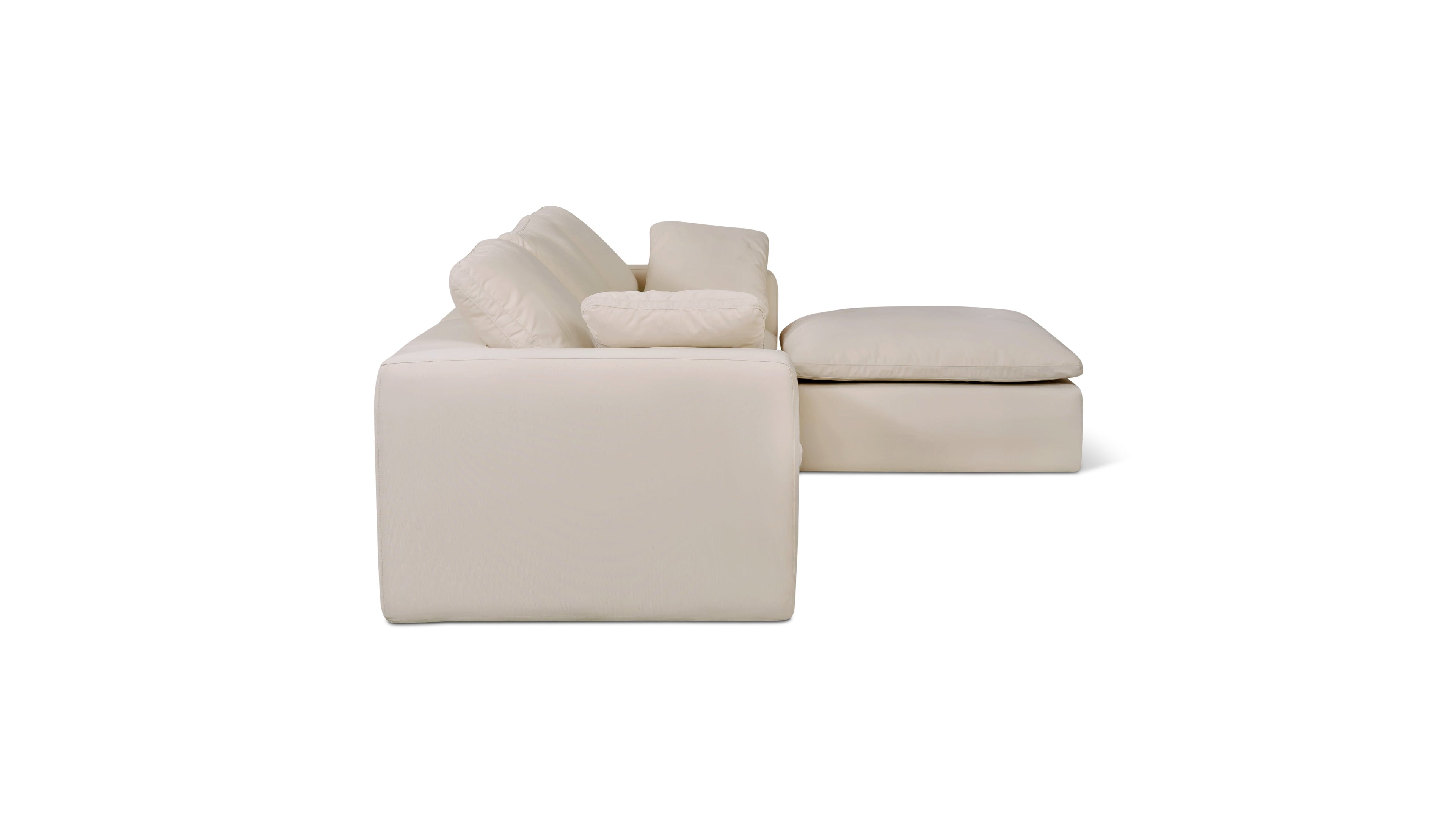 Movie Night™ Outdoor 4-Piece Modular Sectional, Standard, Ivory