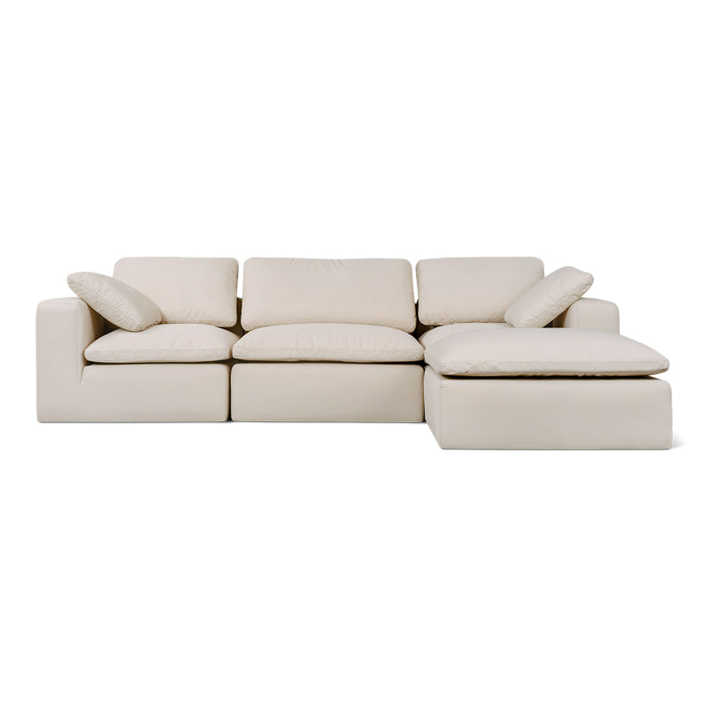 Movie Night™ Outdoor 4-Piece Modular Sectional, Standard, Ivory