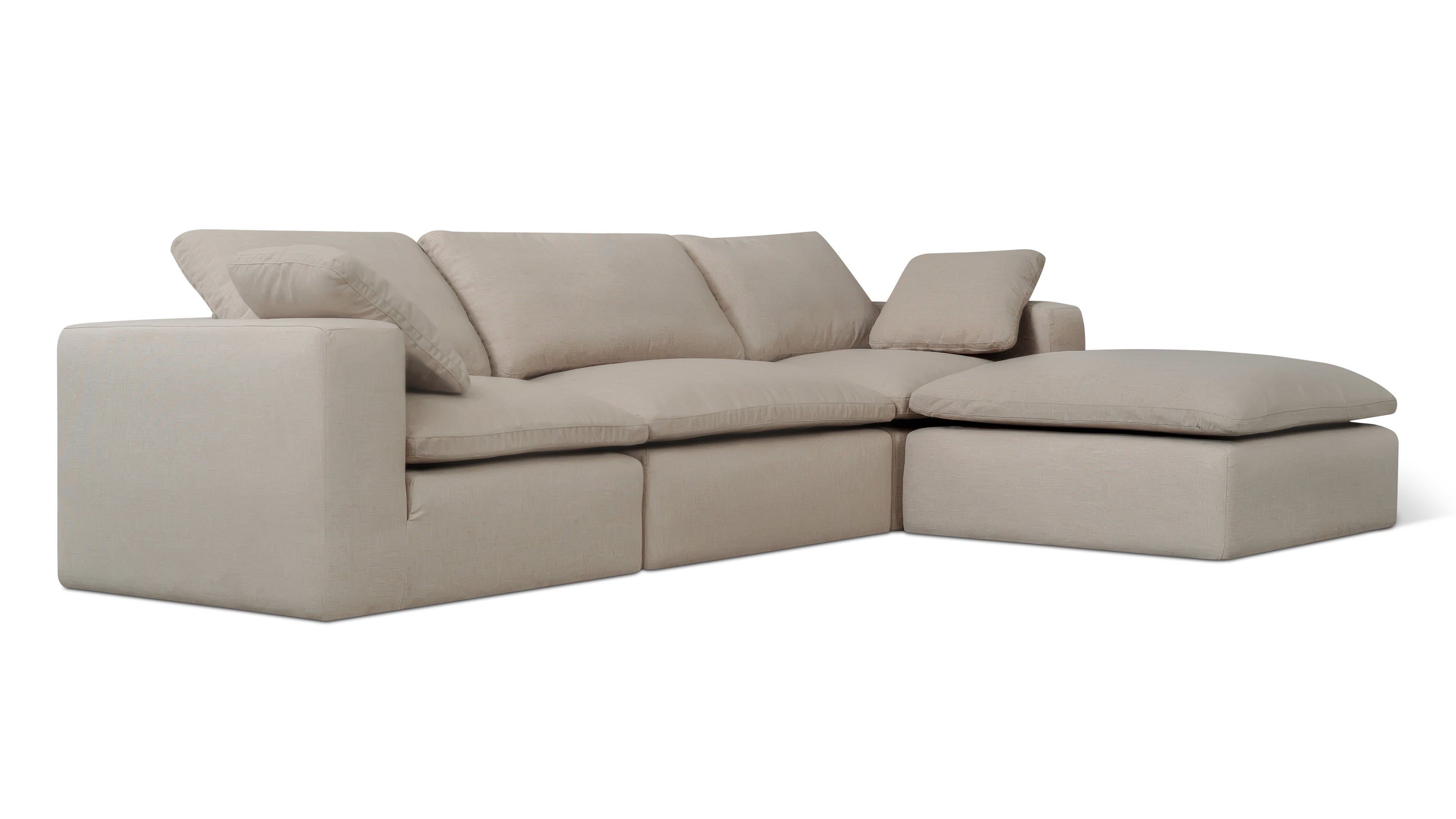 Movie Night™ Outdoor 4-Piece Modular Sectional, Standard, Desert