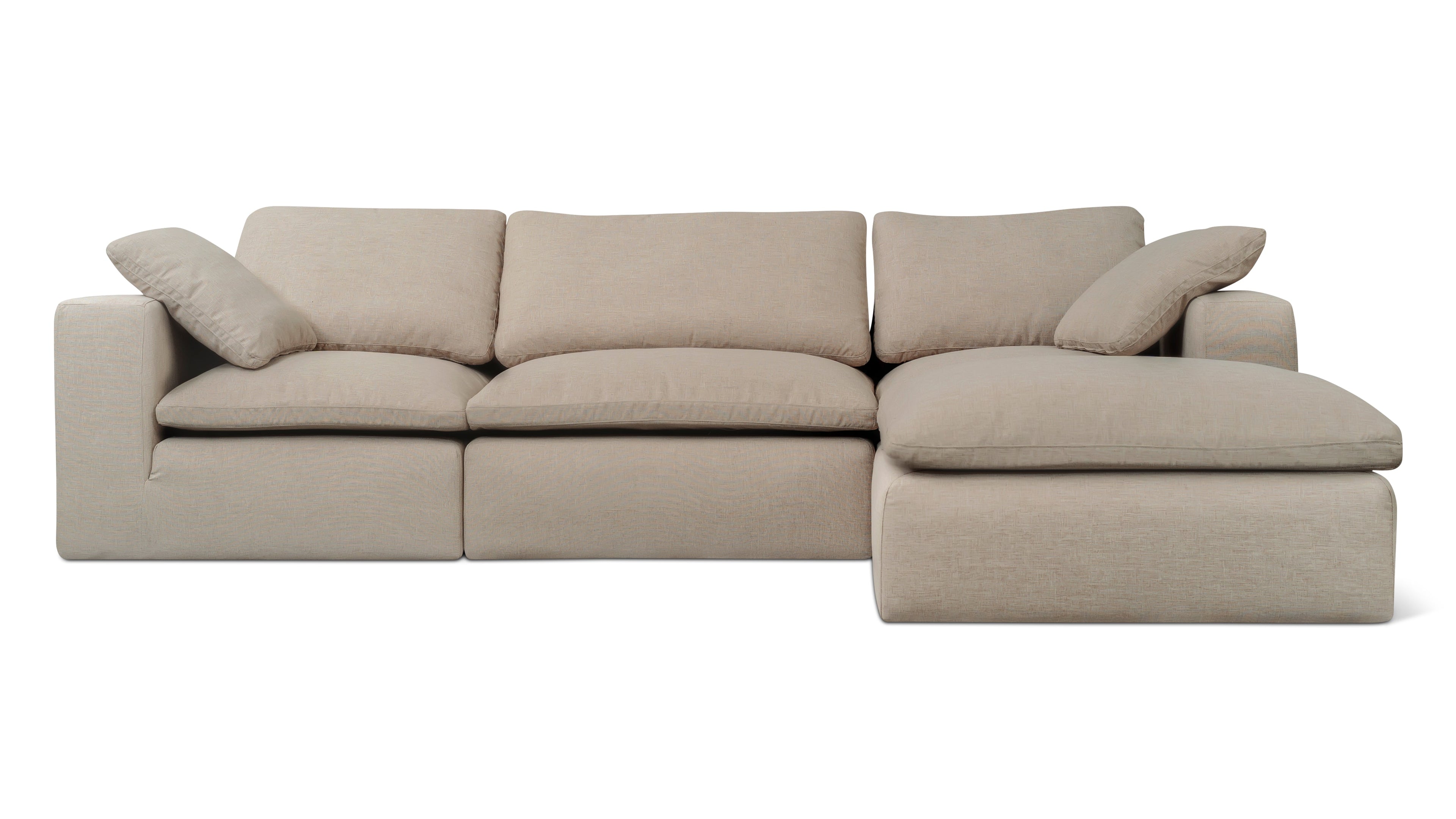 Movie Night™ Outdoor 4-Piece Modular Sectional, Standard, Desert