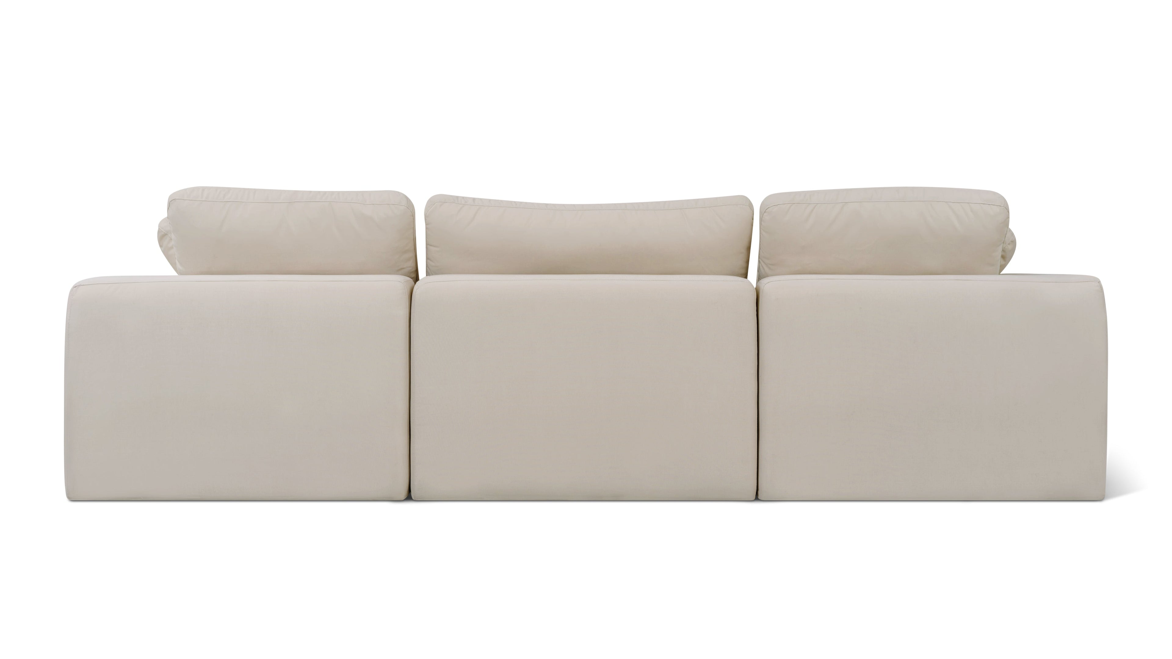 Movie Night™ Outdoor 3-Piece Modular Sofa, Standard, Ivory