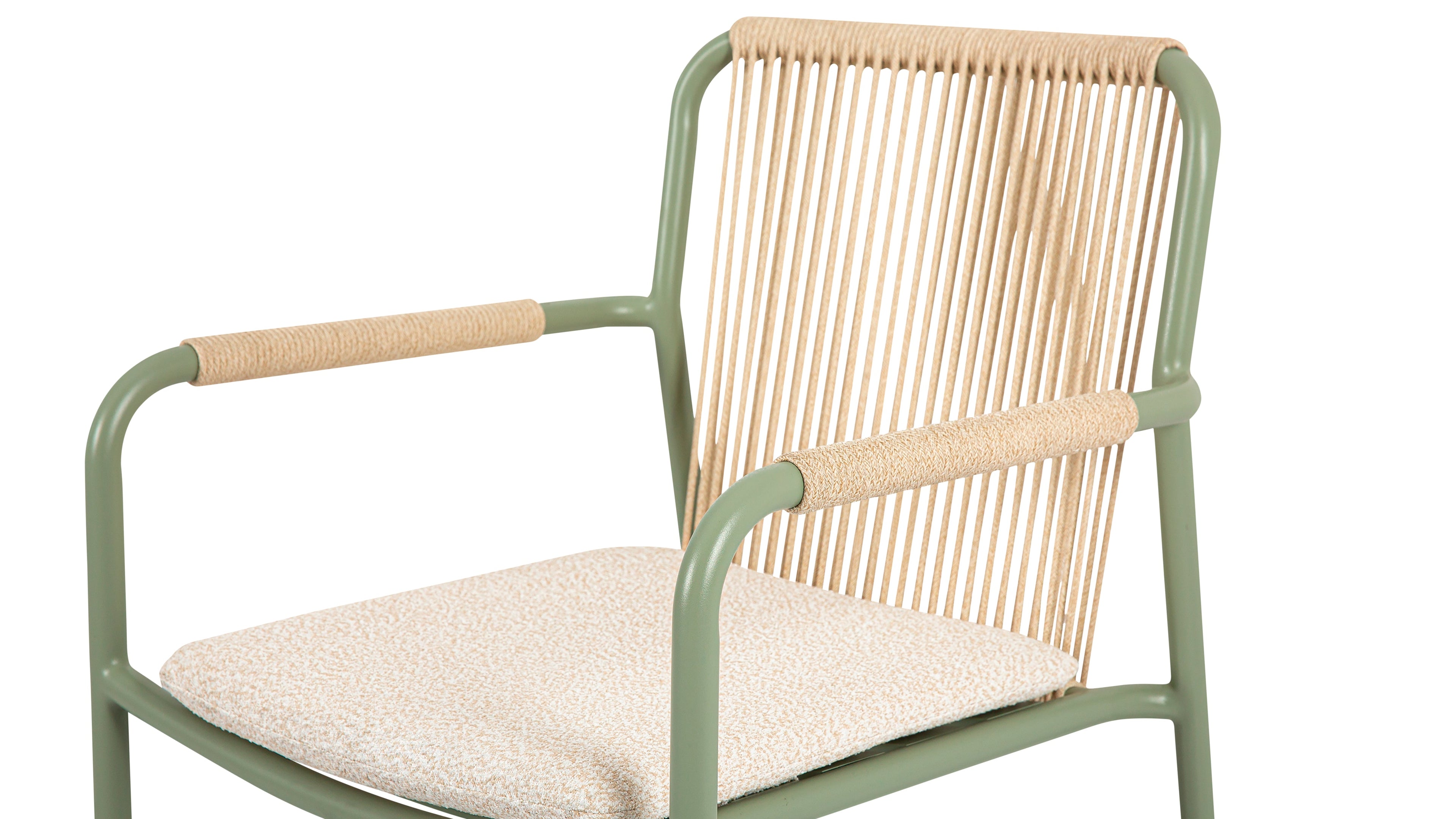 On Deck Outdoor Dining Chair (Set of Two), Sage