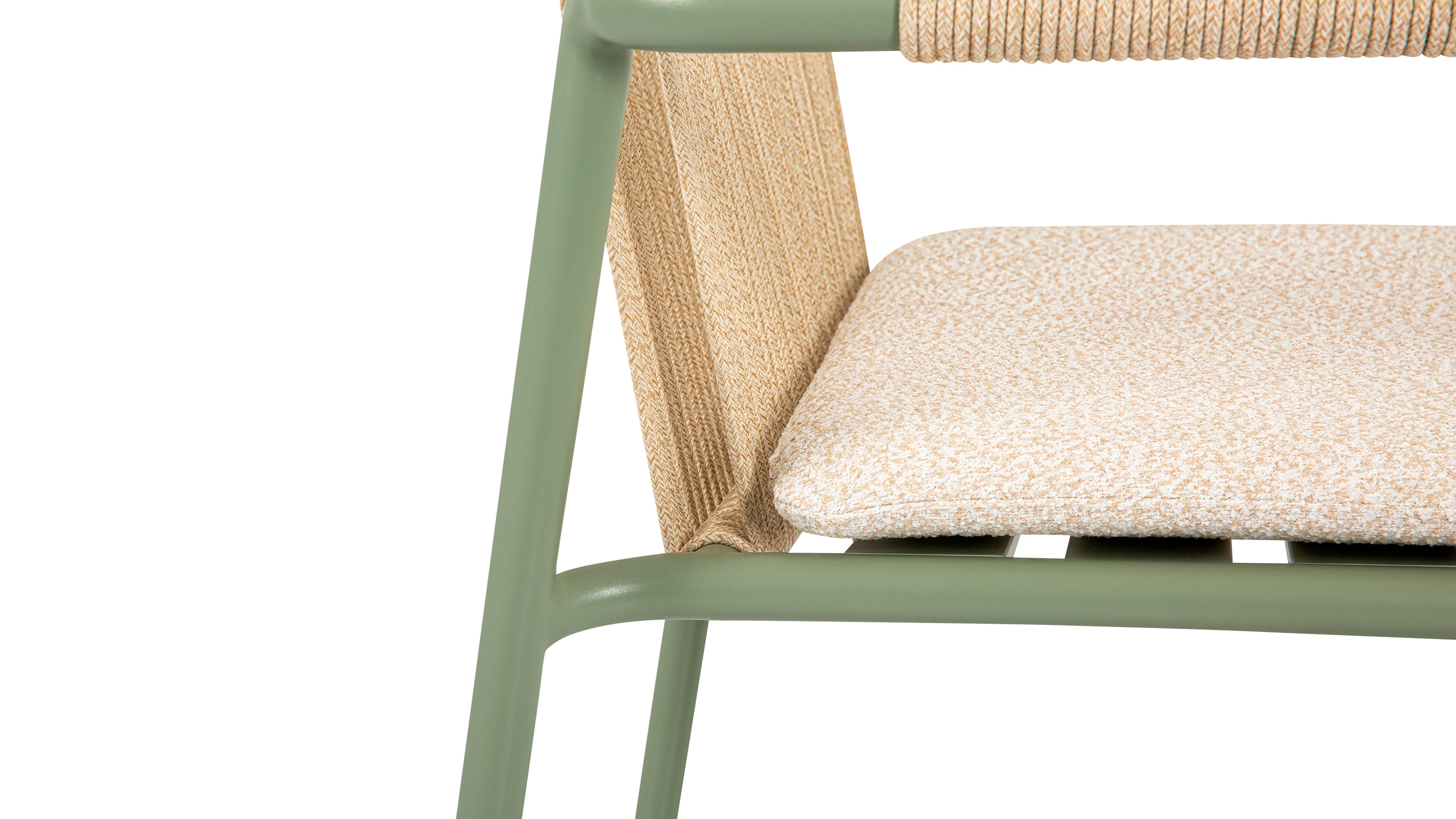 On Deck Outdoor Dining Chair (Set of Two), Sage