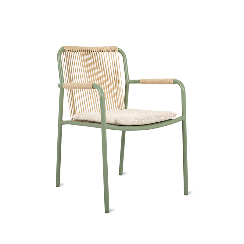 On Deck Outdoor Dining Chair (Set of Two), Sage