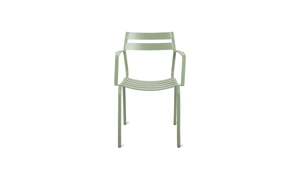 Garden Party Outdoor Dining Chair (Set of Two), Sage