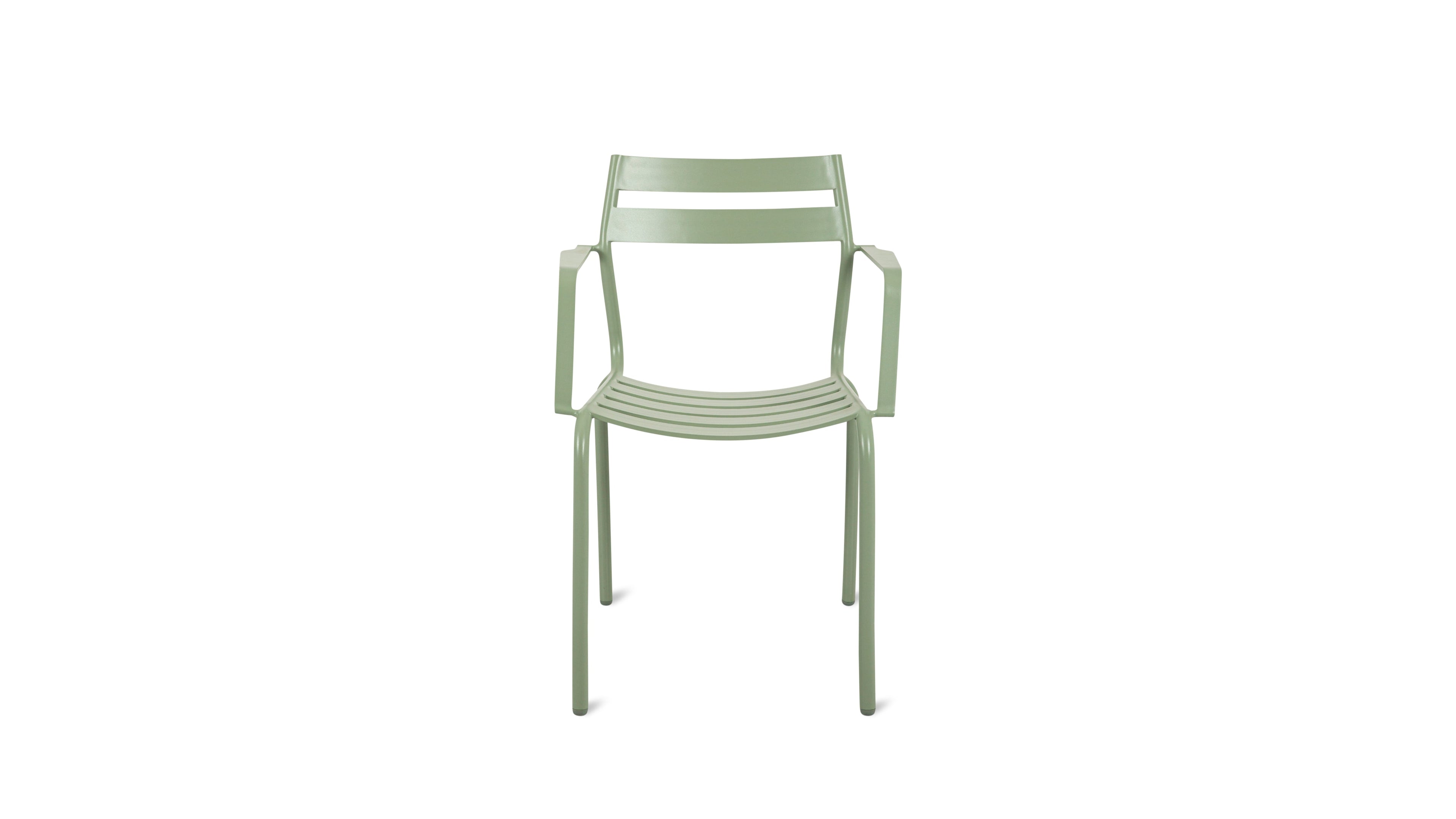 Garden Party Outdoor Dining Chair (Set of Two), Sage