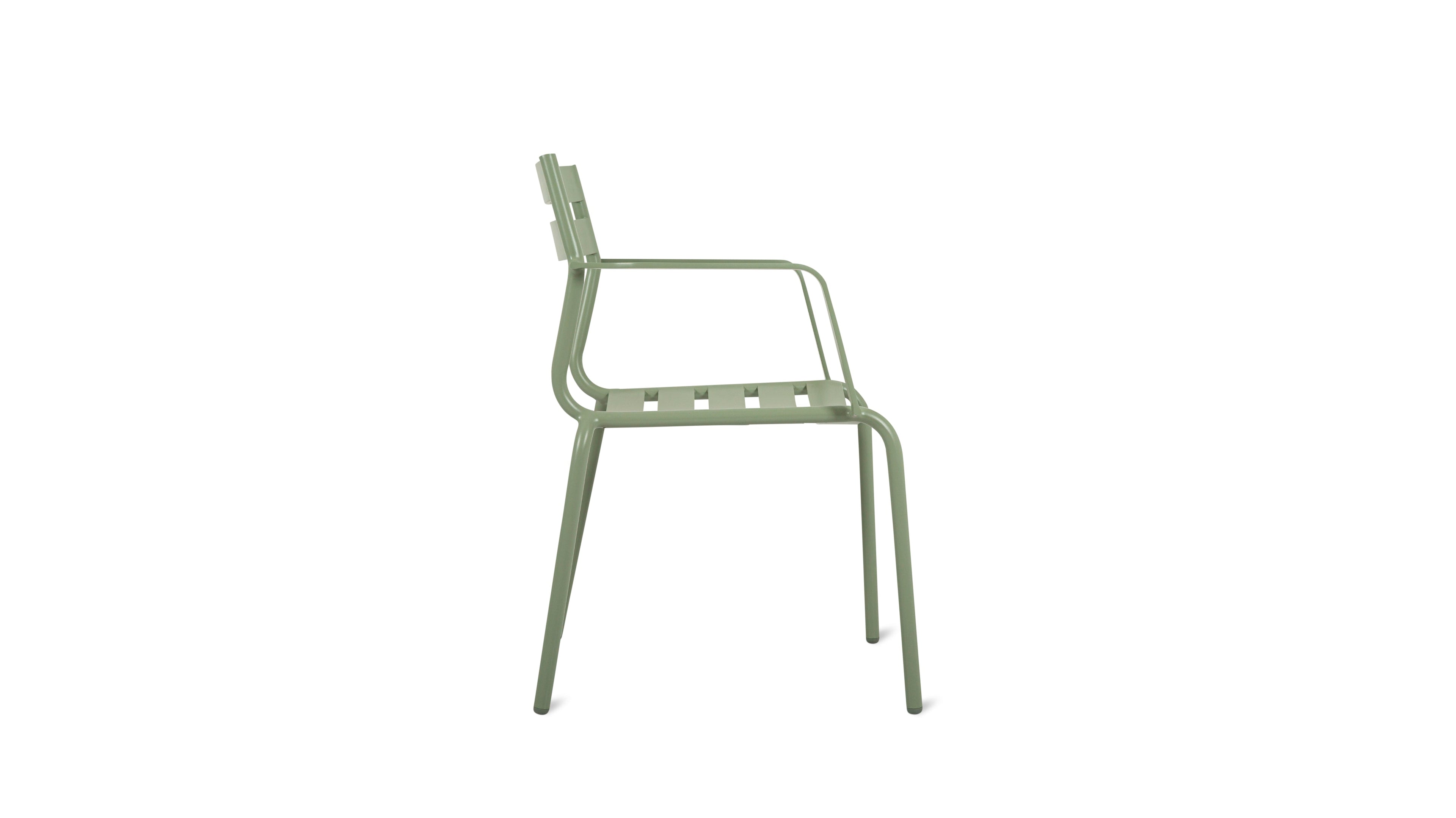 Garden Party Outdoor Dining Chair (Set of Two), Sage