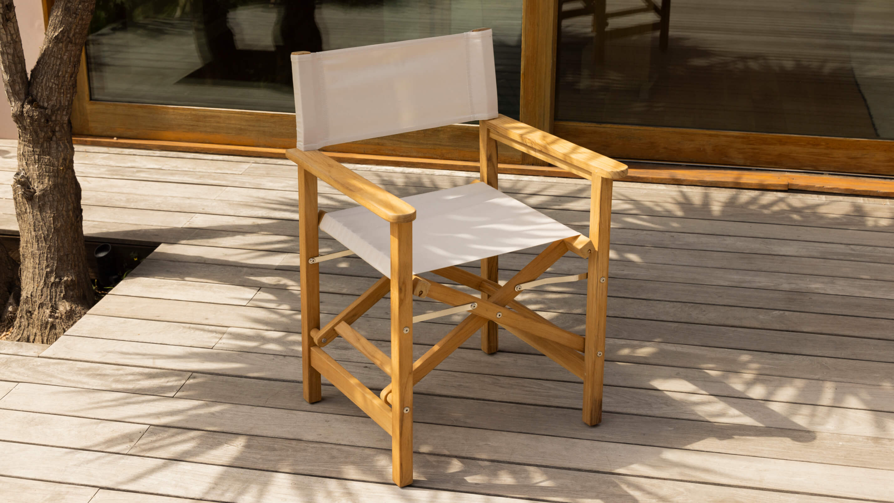 Take Five Outdoor Armchair, Tan Stripe