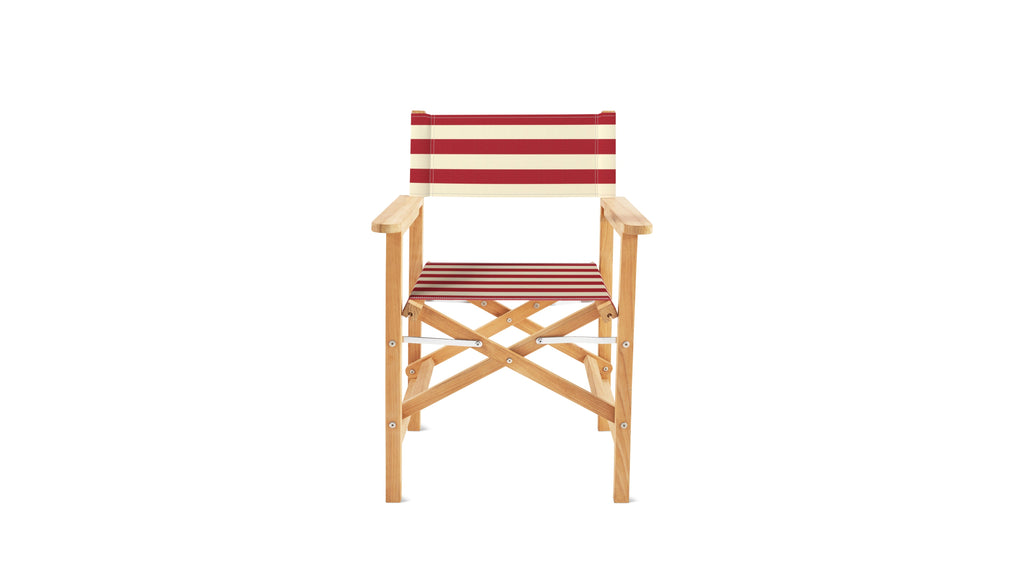 Take Five Outdoor Armchair, Scarlet Stripe