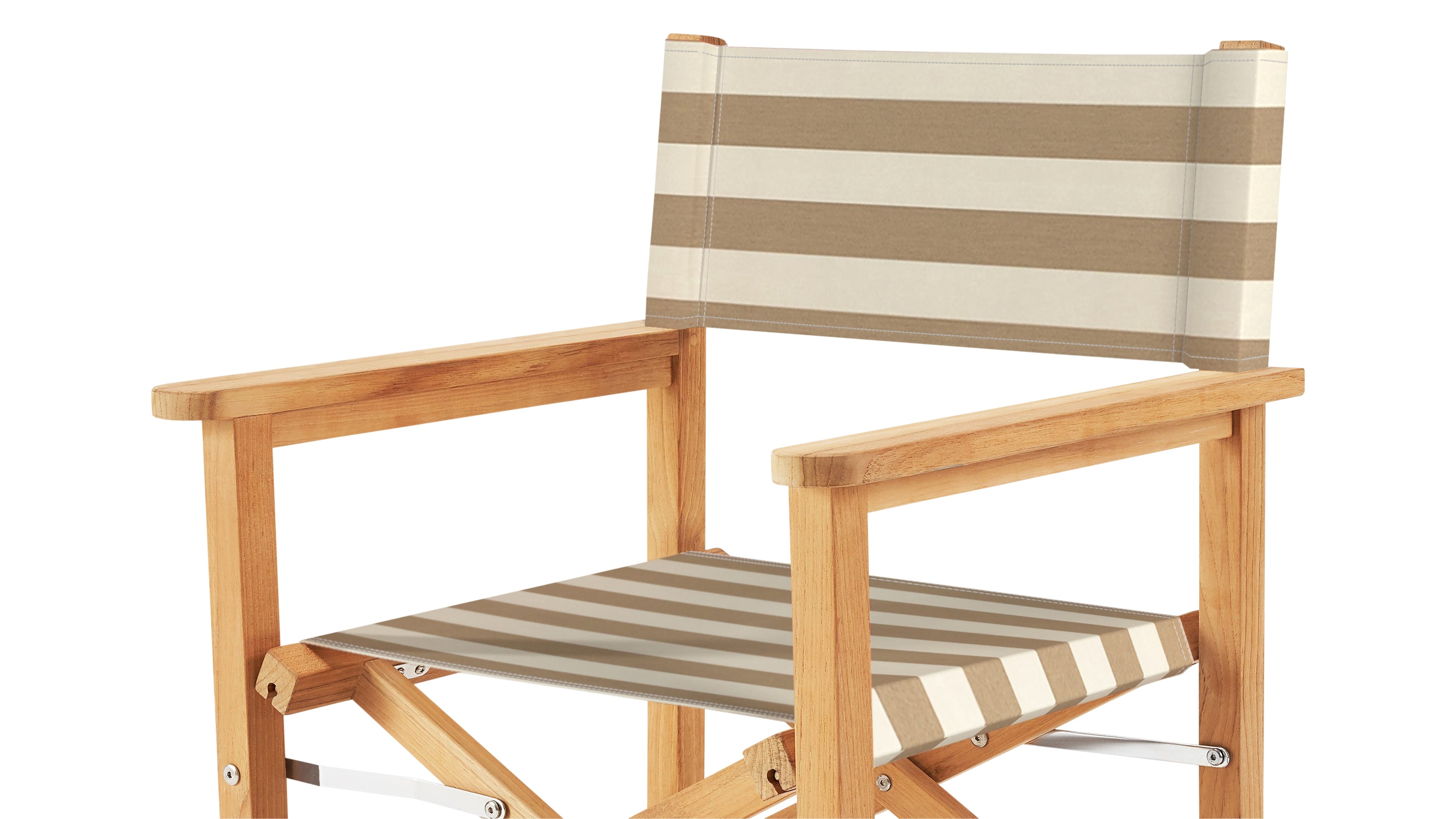 Take Five Outdoor Armchair, Tan Stripe